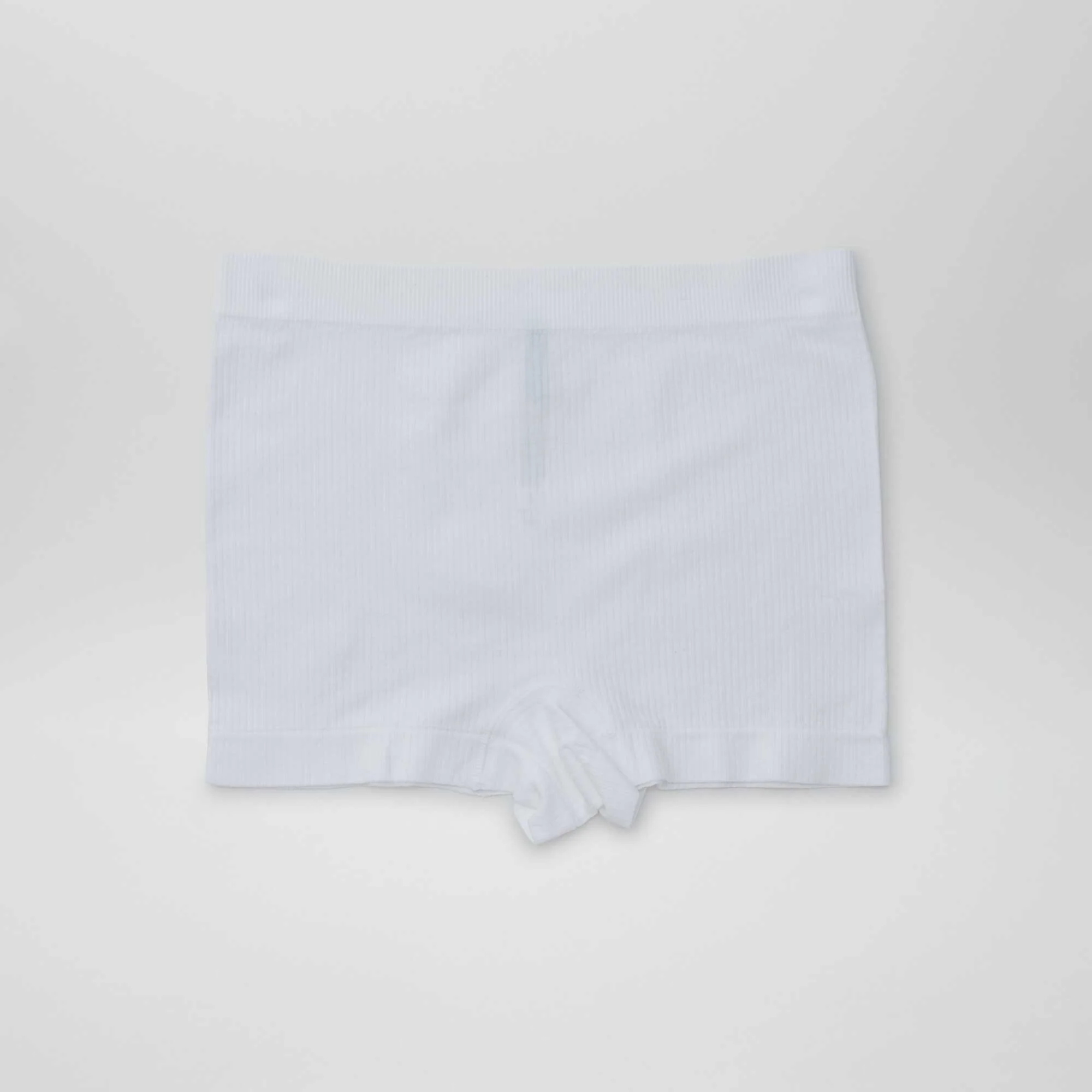 Pack of 2 pairs of ribbed knit boy shorts BLUE - Image 3