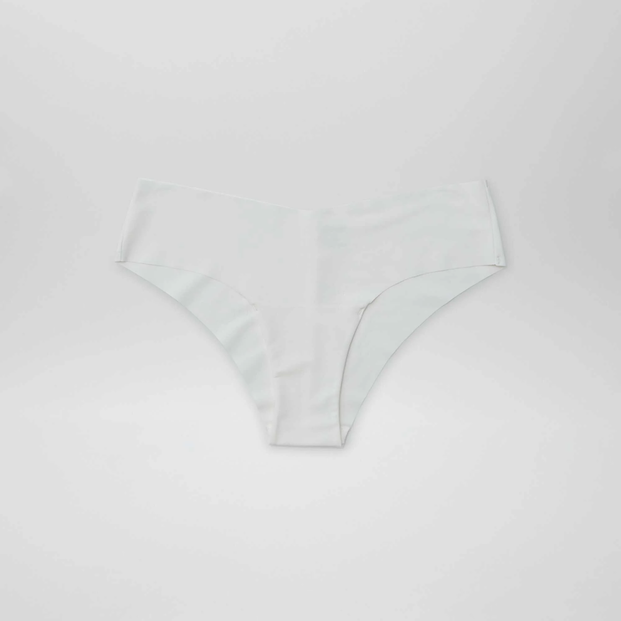 Pack of 2 pairs of seamless microfibre boy shorts WHITE - Image 3