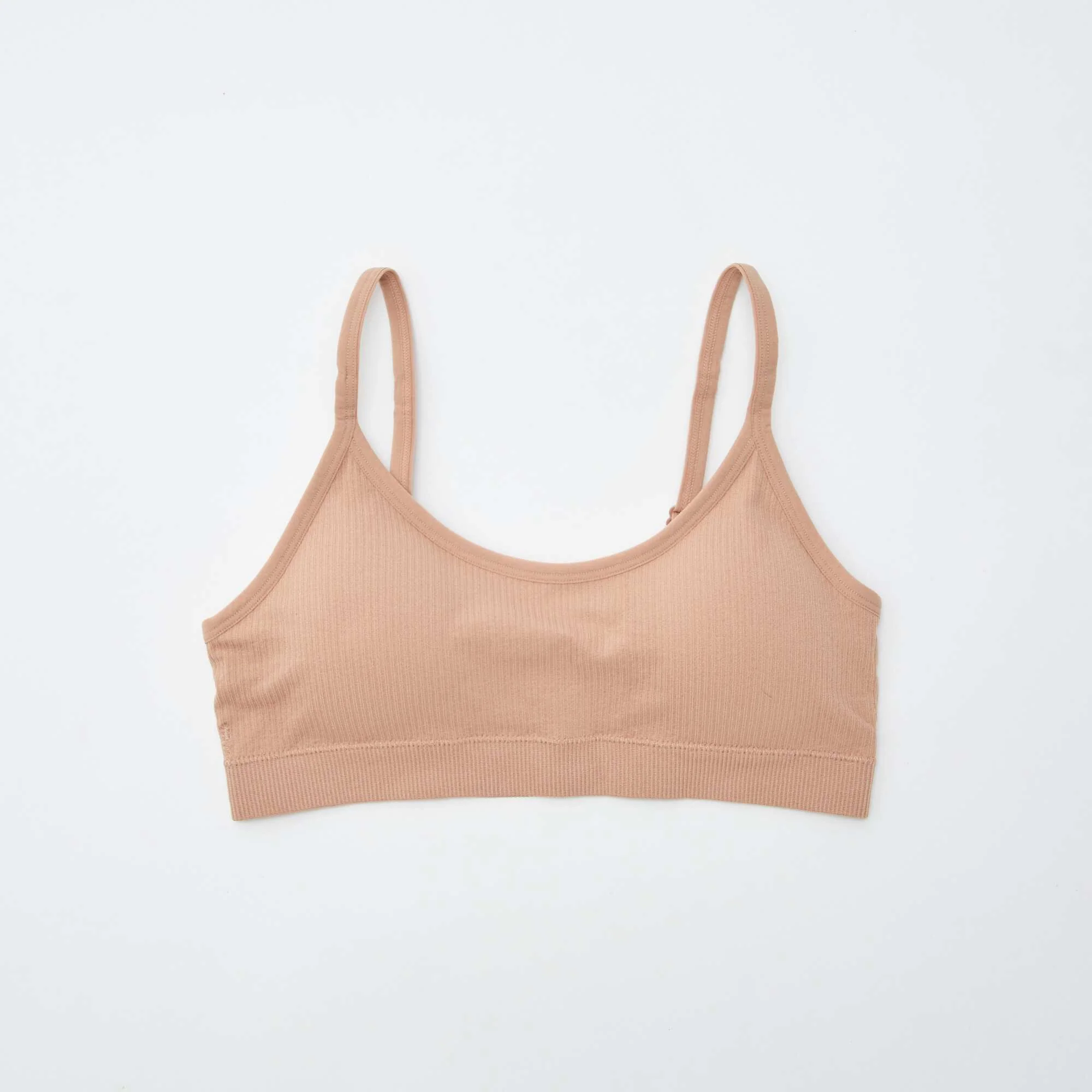 Pack of 2 ribbed bralettes PINK - Image 4