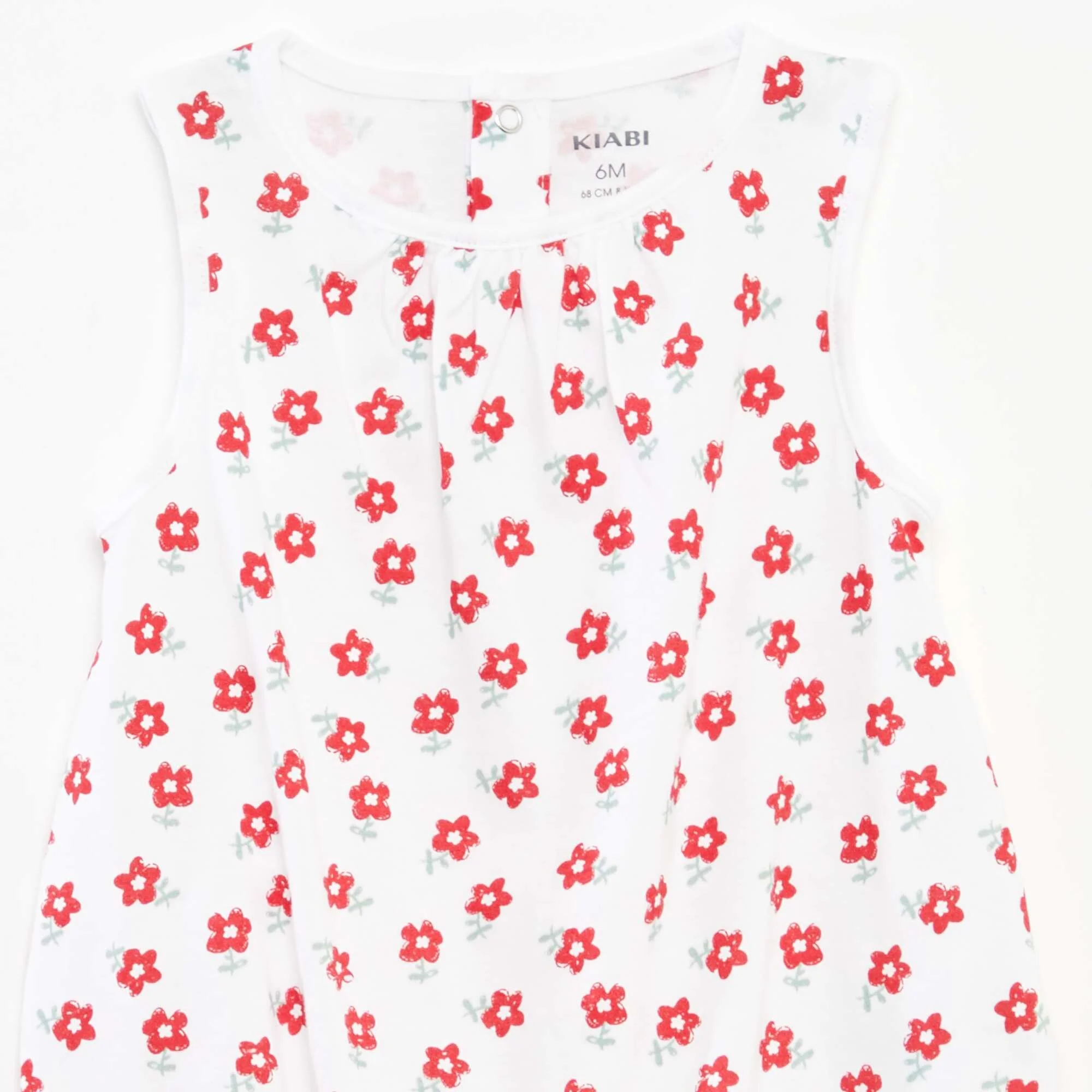 Pack of 2 sleeveless rompers YELLOW - Image 4
