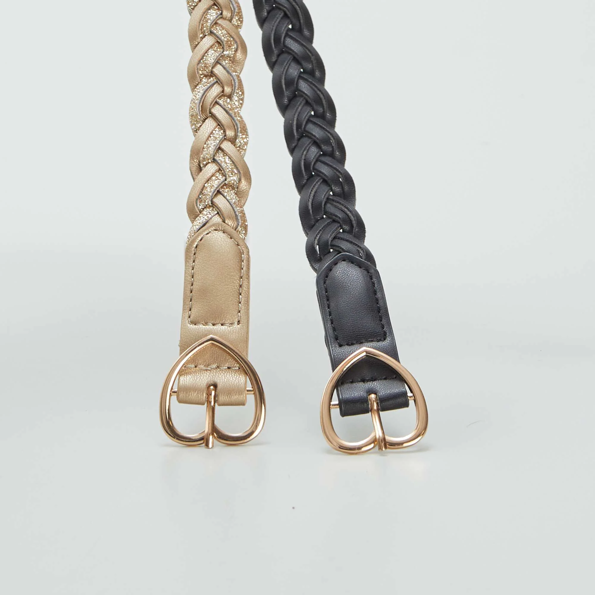 Pack of 2 twisted belts BEIGE - Image 5
