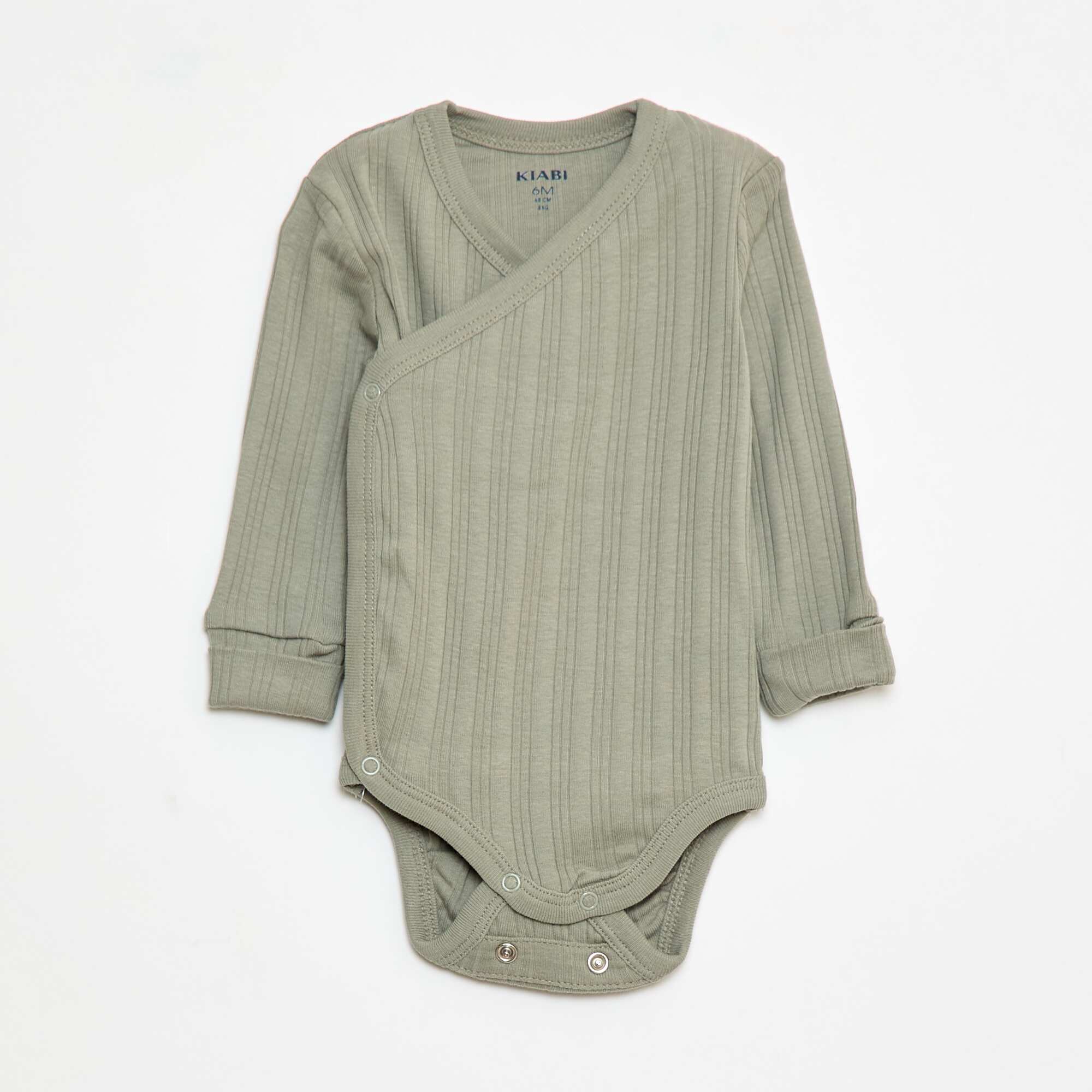 Pack of 3 adaptable bodysuits GREEN - Image 3
