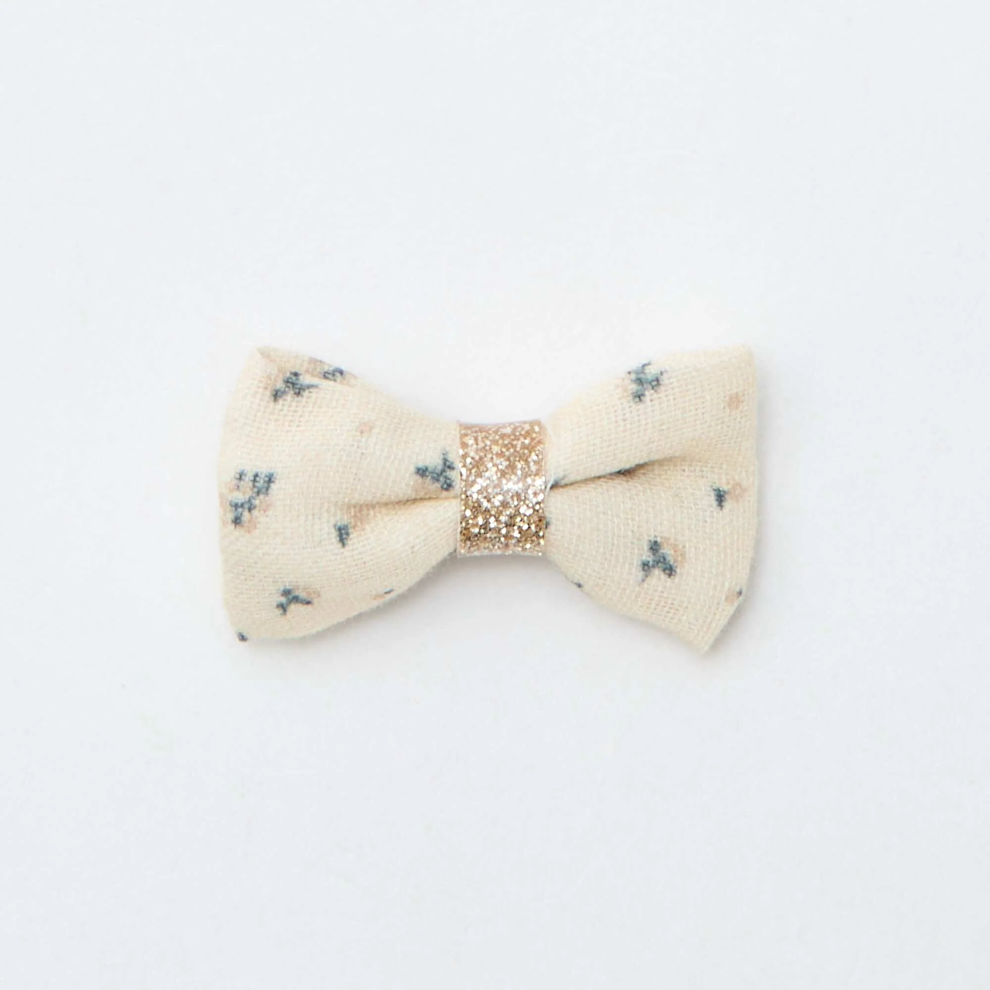 Pack of 3 alligator clips with bow BROWN - Image 4