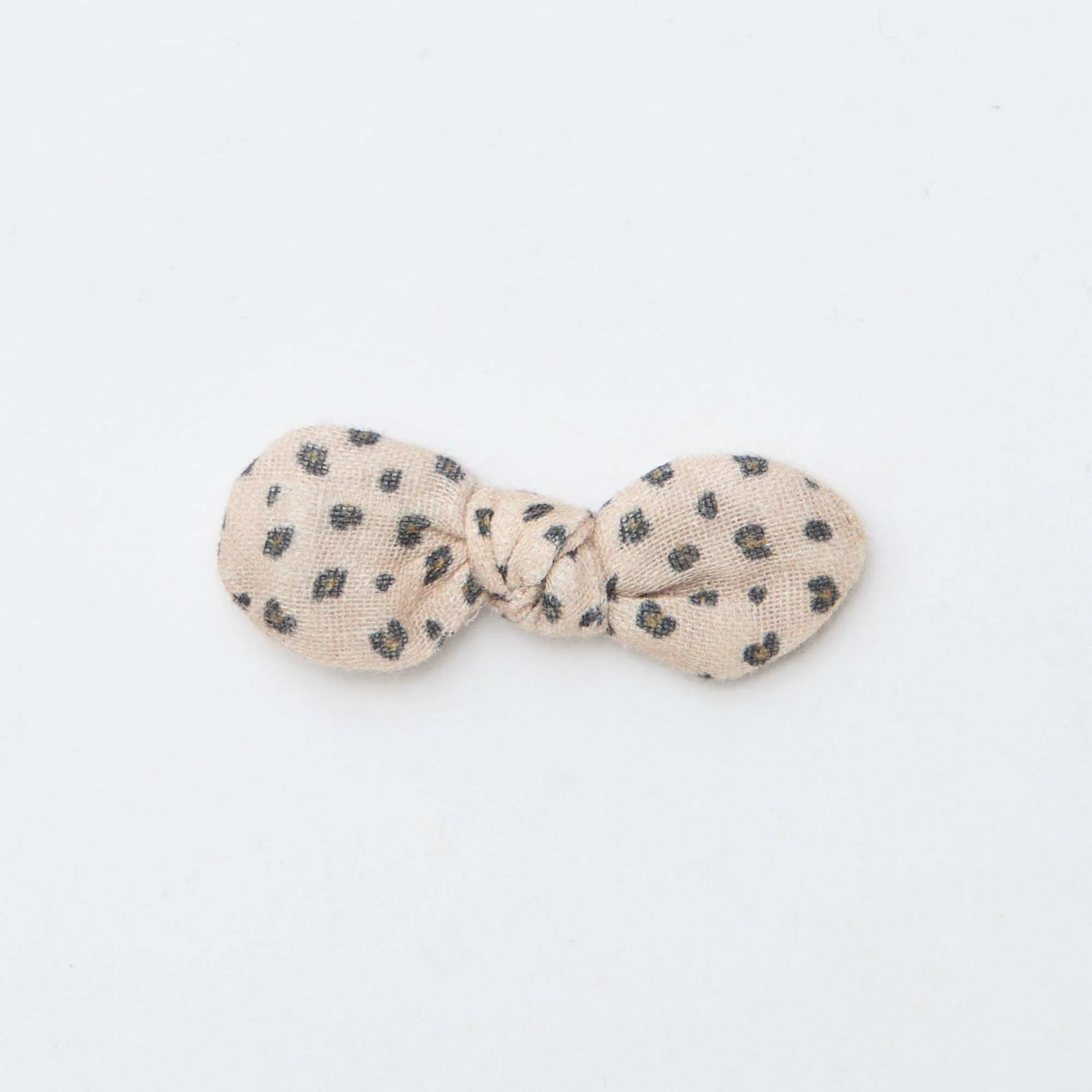 Pack of 3 alligator clips with bow BROWN - Image 3