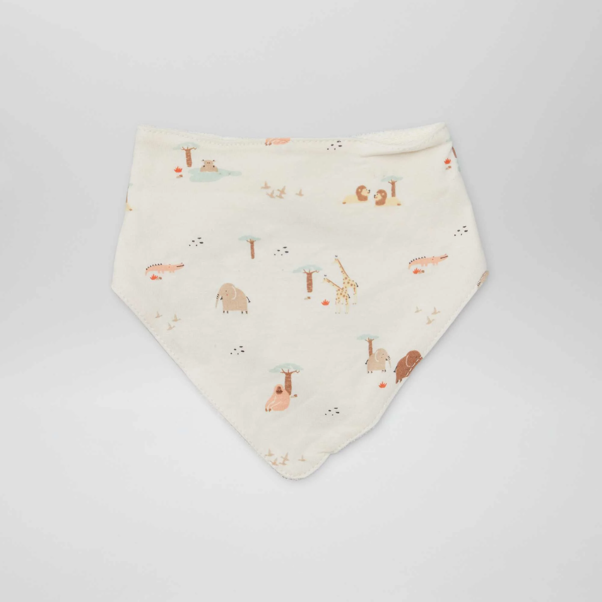 Pack of 3 bibs BEIGE - Image 4