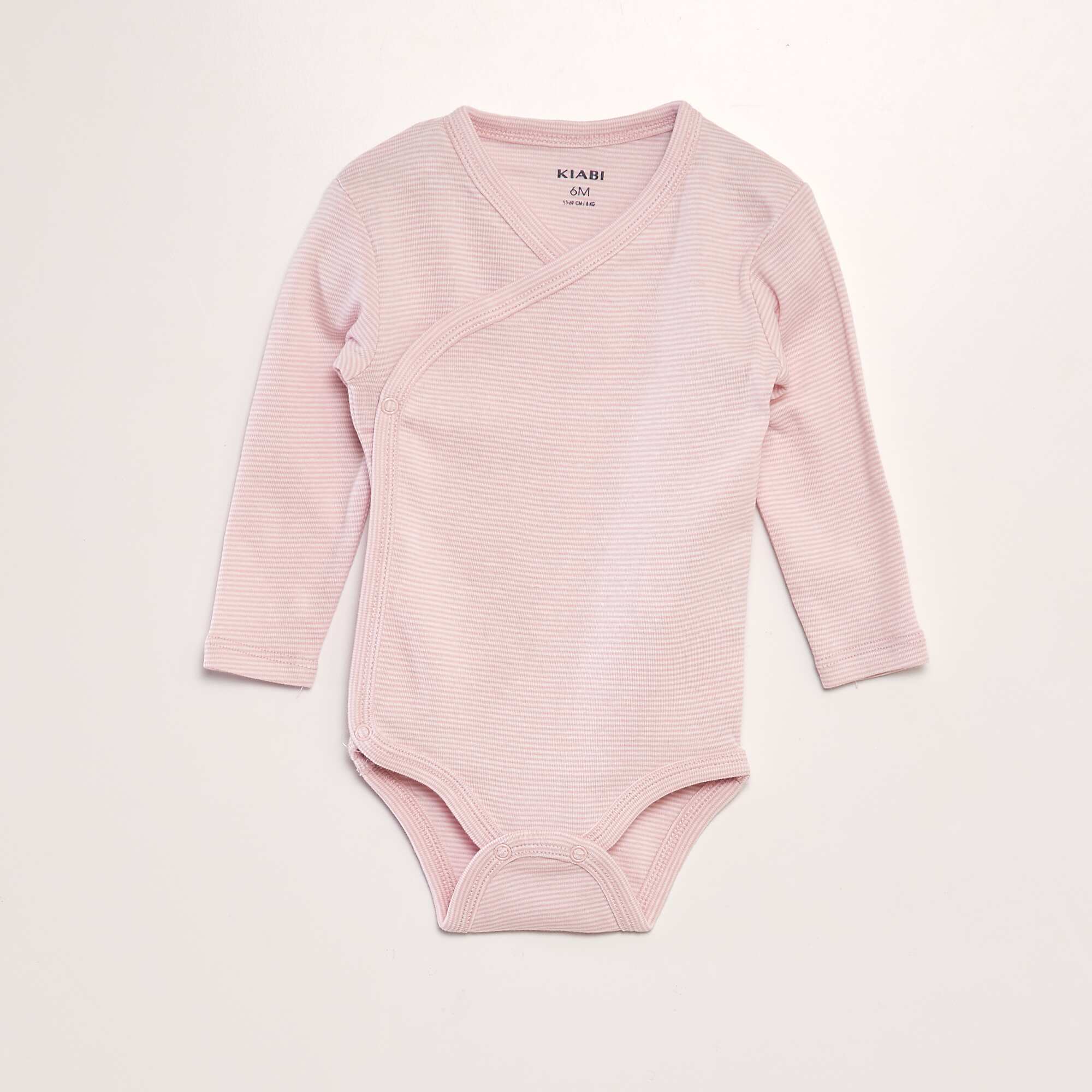 Pack of 3 crossover bodysuits WHITE - Image 3