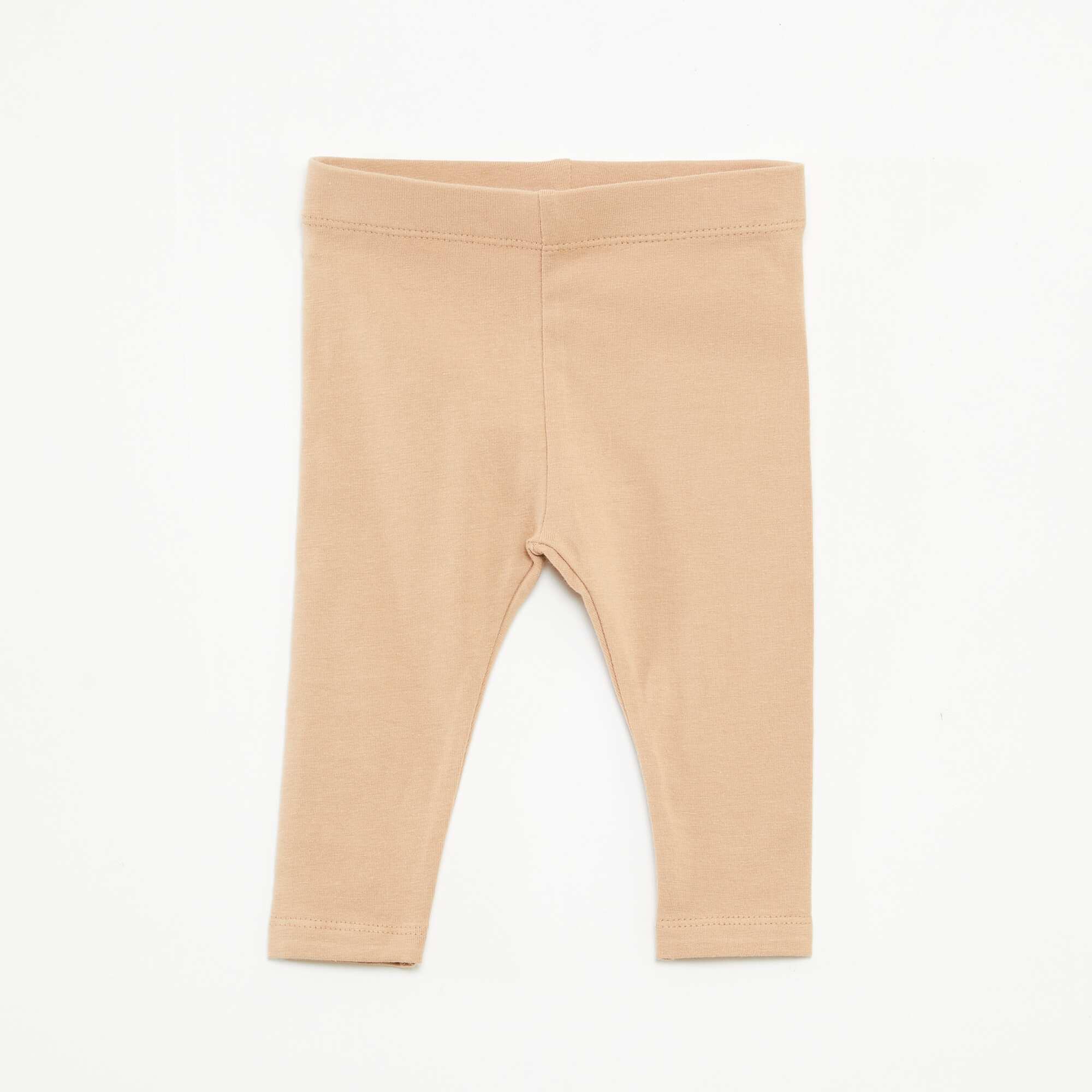 Pack of 3 long leggings BROWN - Image 3