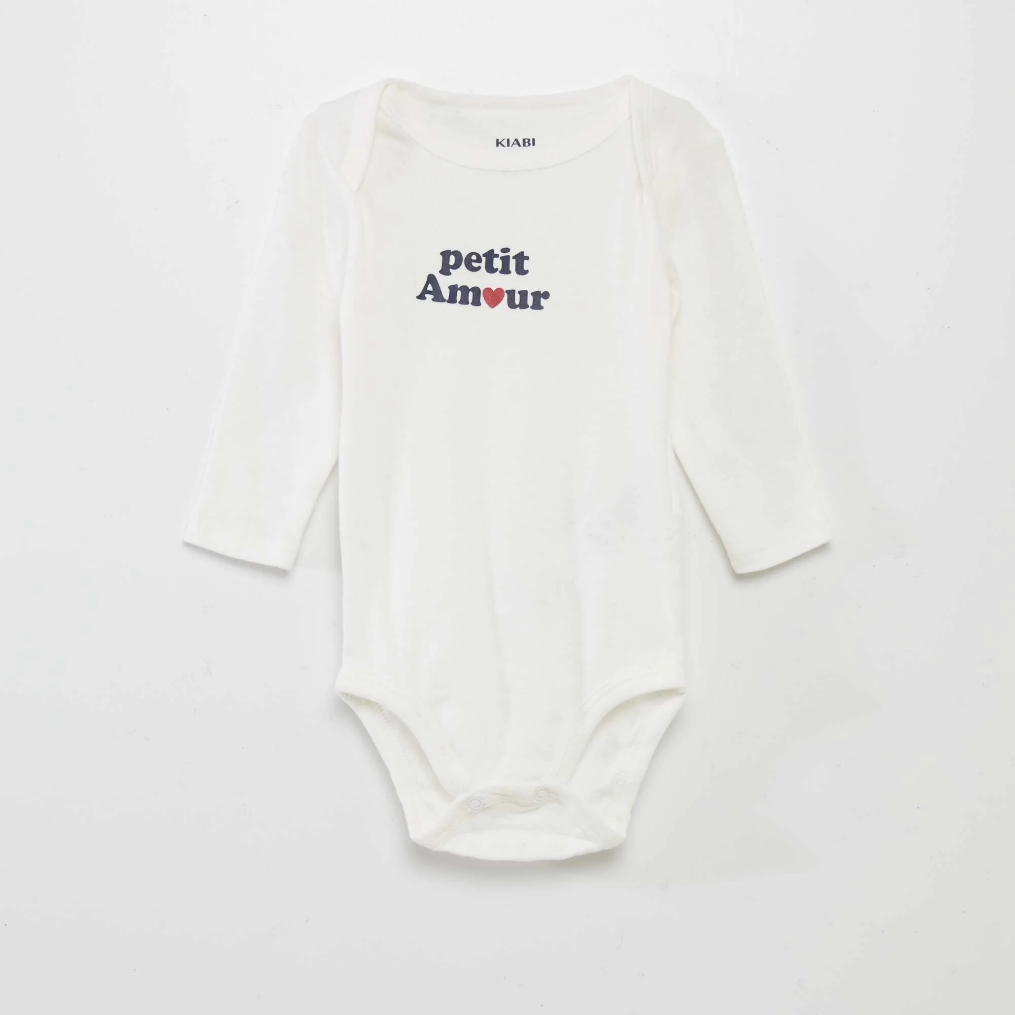 Pack of 3 long-sleeved bodies GREY - Image 4