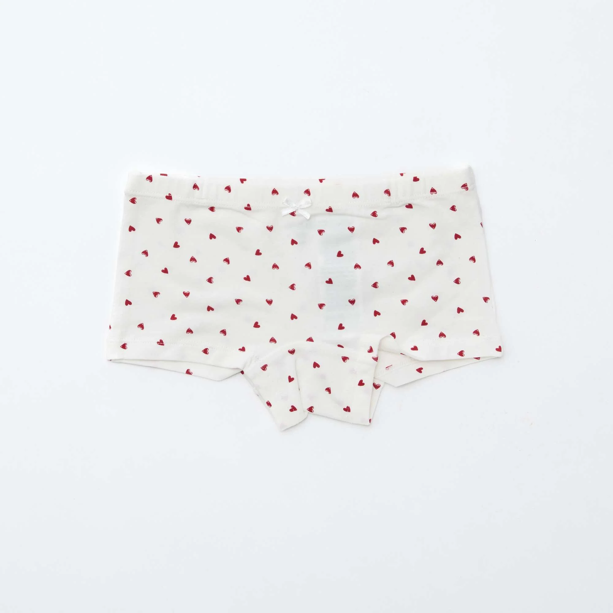 Pack of 3 pairs of boy shorts WHITE - Image 2
