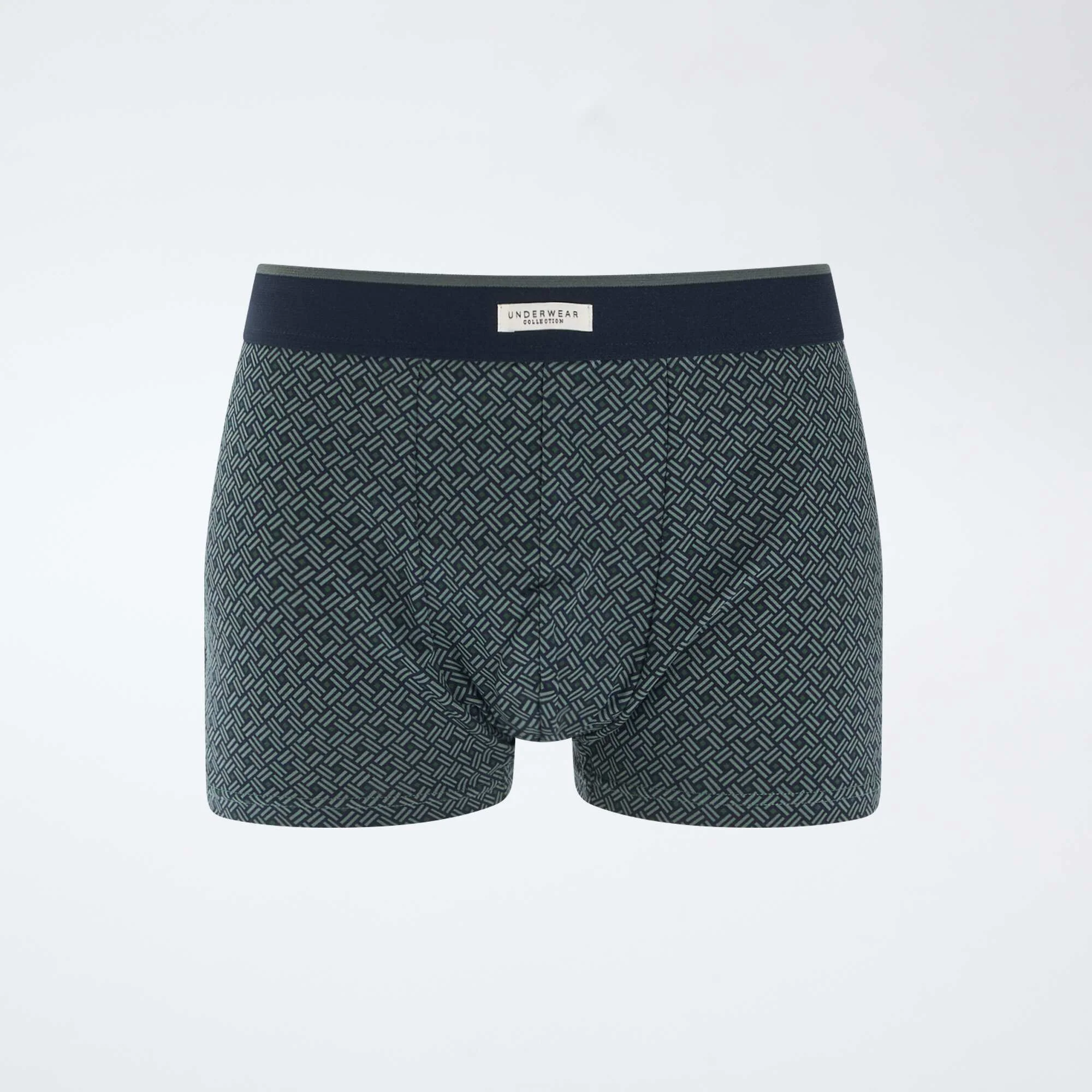 Pack of 3 pairs of cotton boxer shorts KHAKI - Image 3