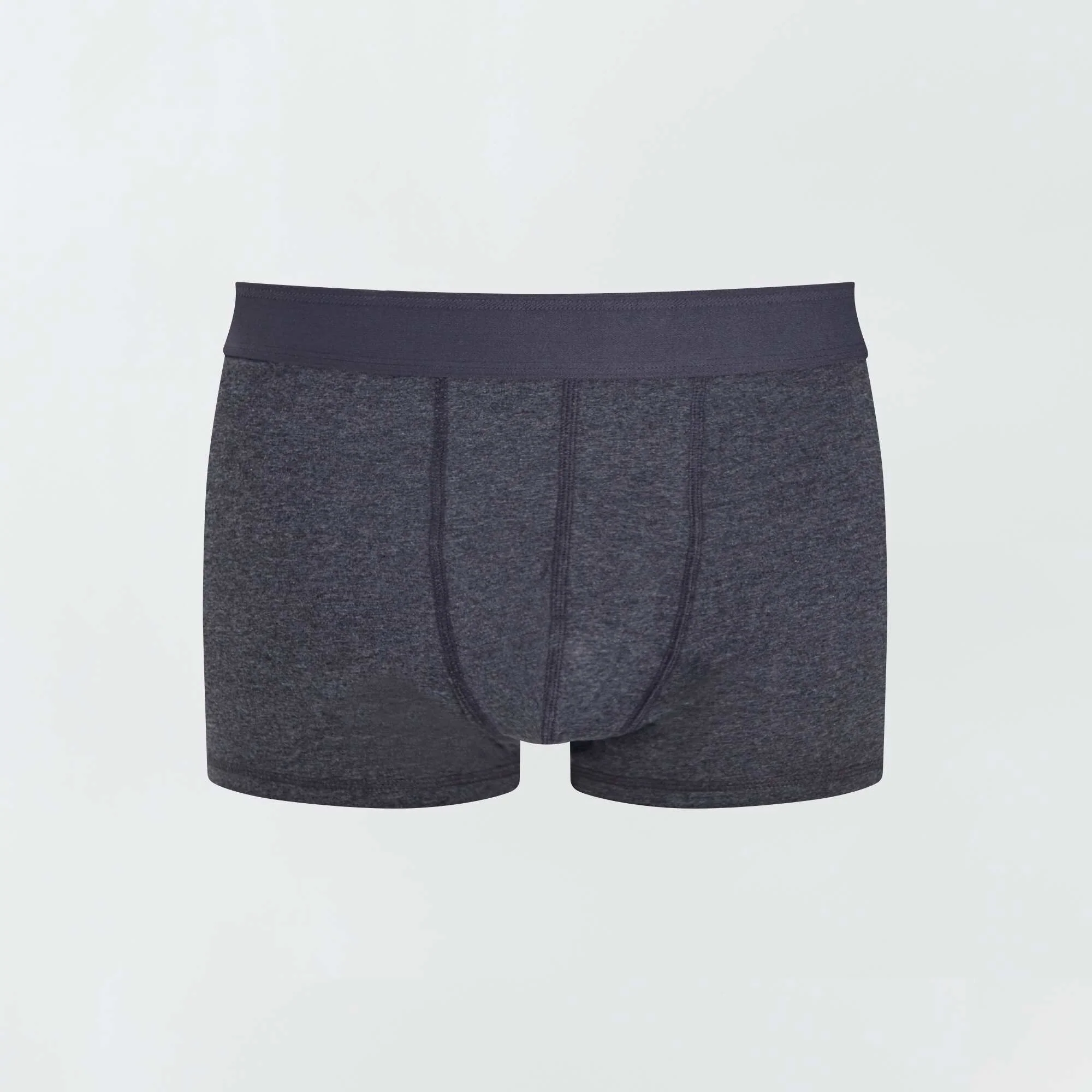 Pack of 3 pairs of plus size eco-design boxer shorts dark grey - Image 4