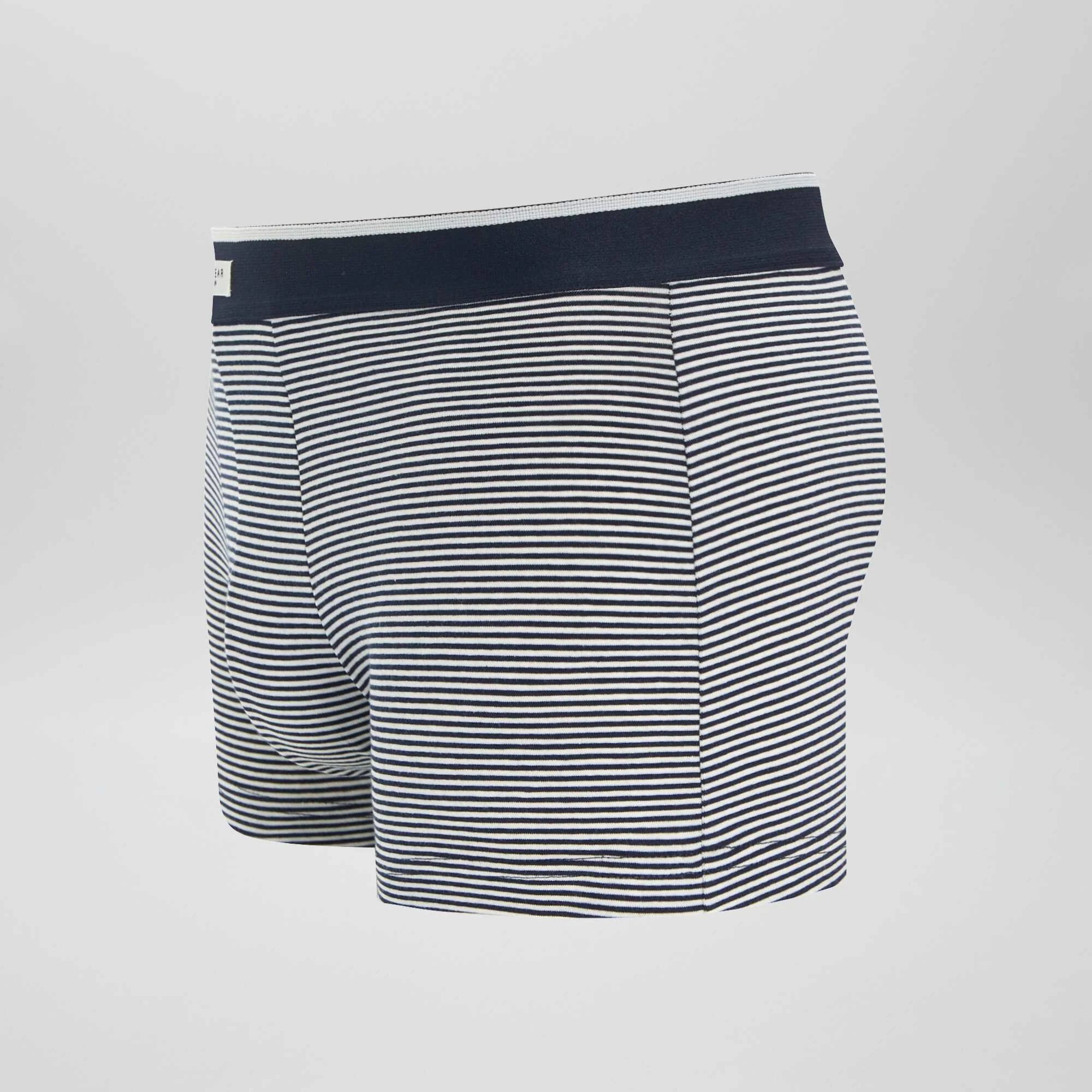 Pack of 3 pairs of stretch boxer shorts BLUE - Image 6