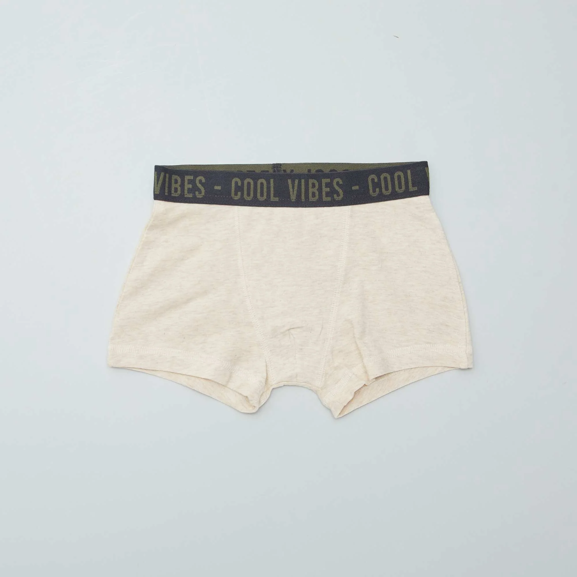 Pack of 3 pairs of stretch boxer shorts BROWN - Image 3