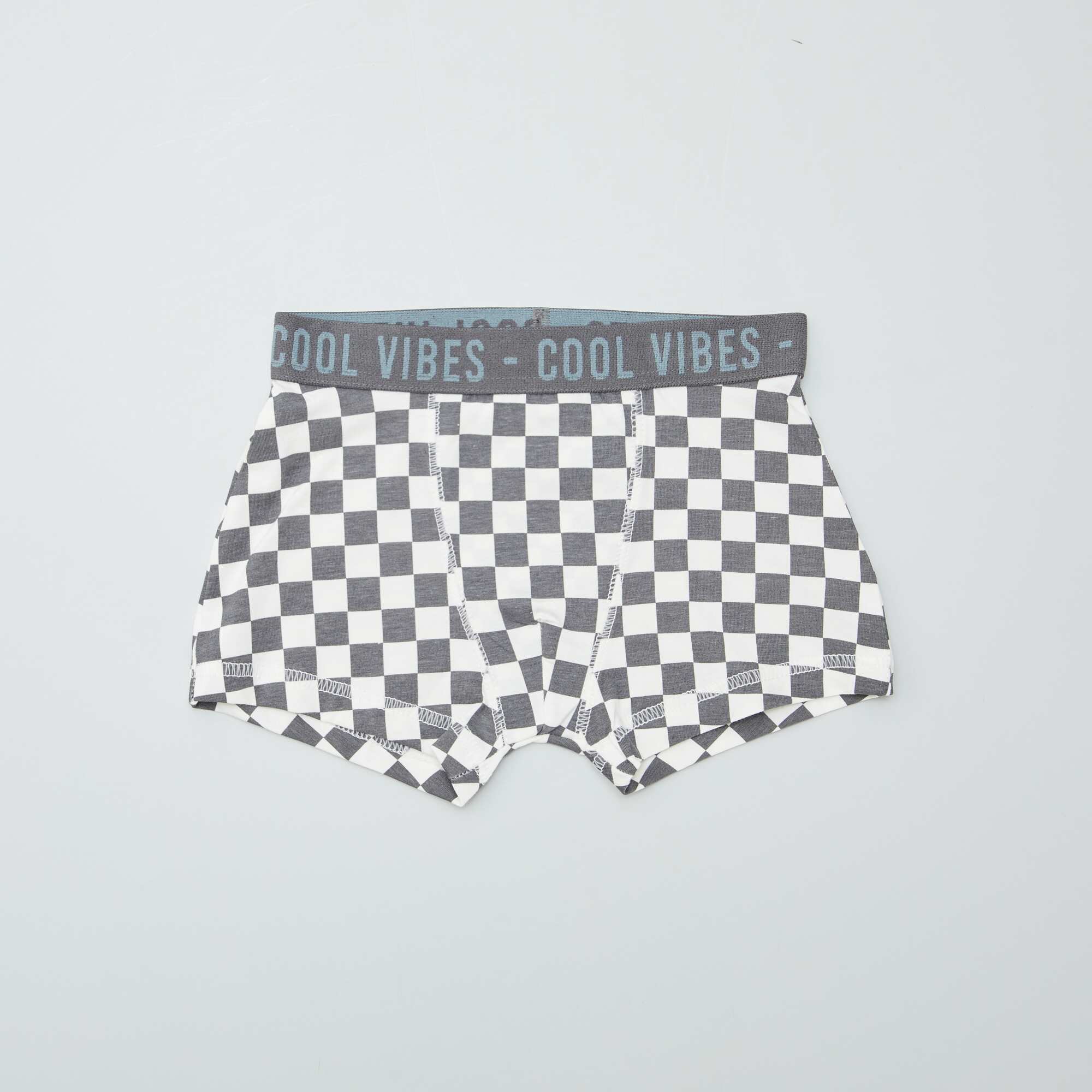 Pack of 3 pairs of stretch boxer shorts BROWN - Image 4