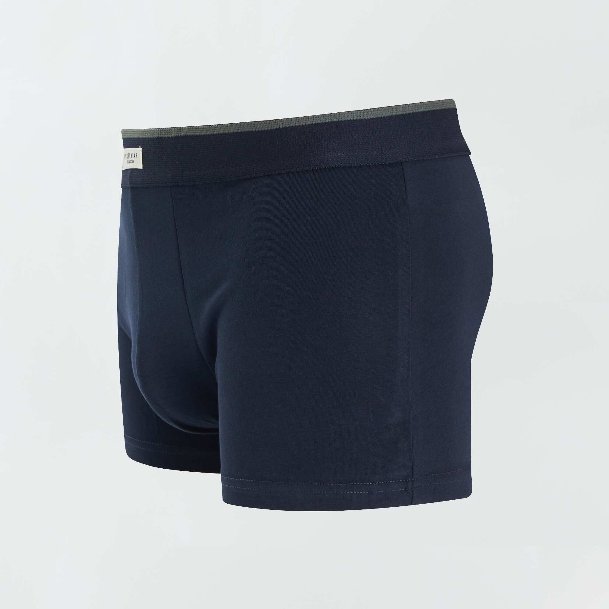 Pack of 3 pairs of stretch boxer shorts GREEN - Image 6