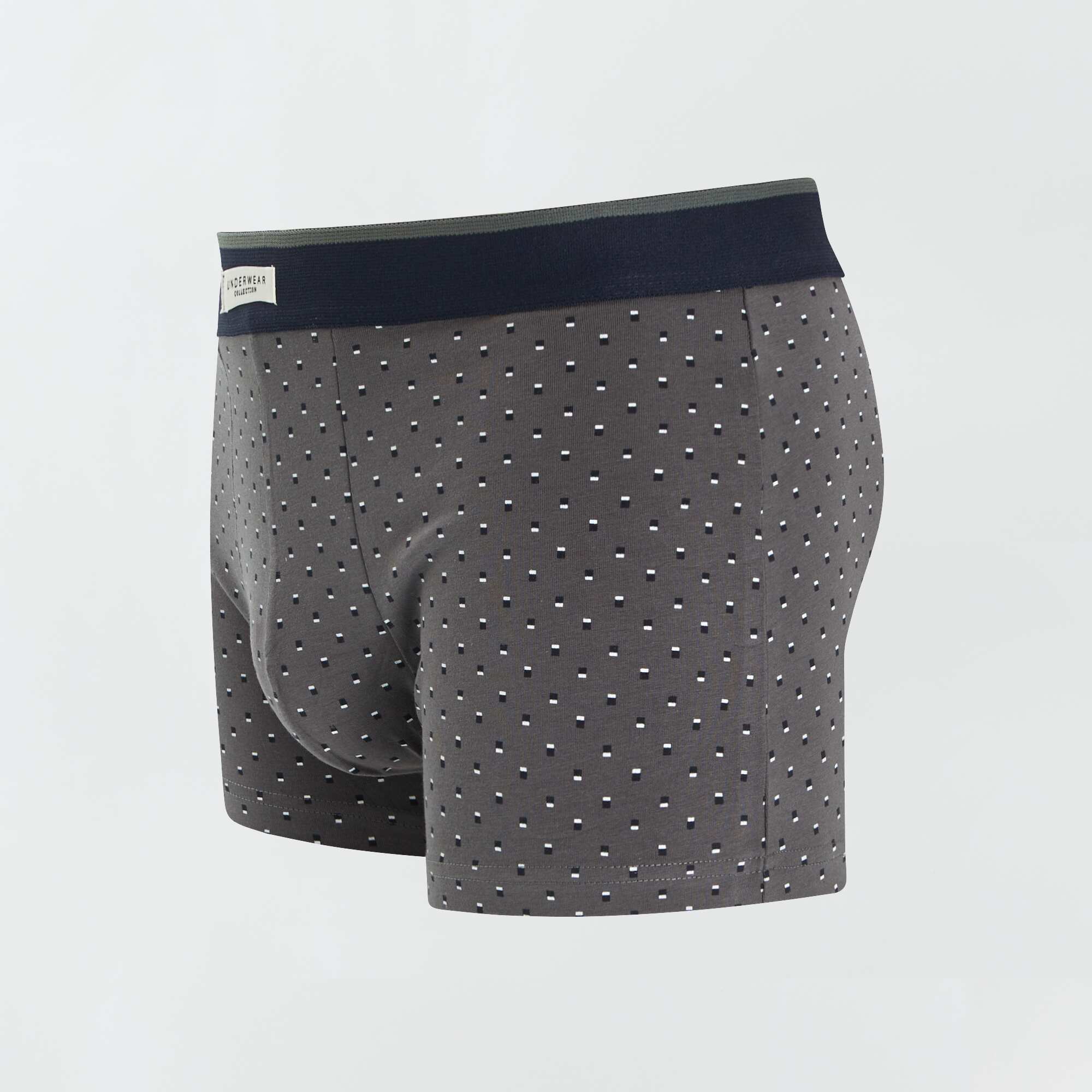 Pack of 3 pairs of stretch boxer shorts GREEN - Image 7
