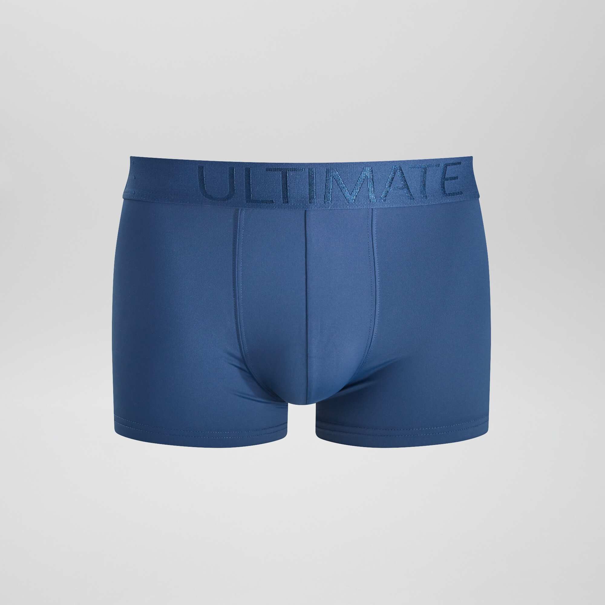 Pack of 3 pairs of stretch microfibre boxer shorts BLUE - Image 3