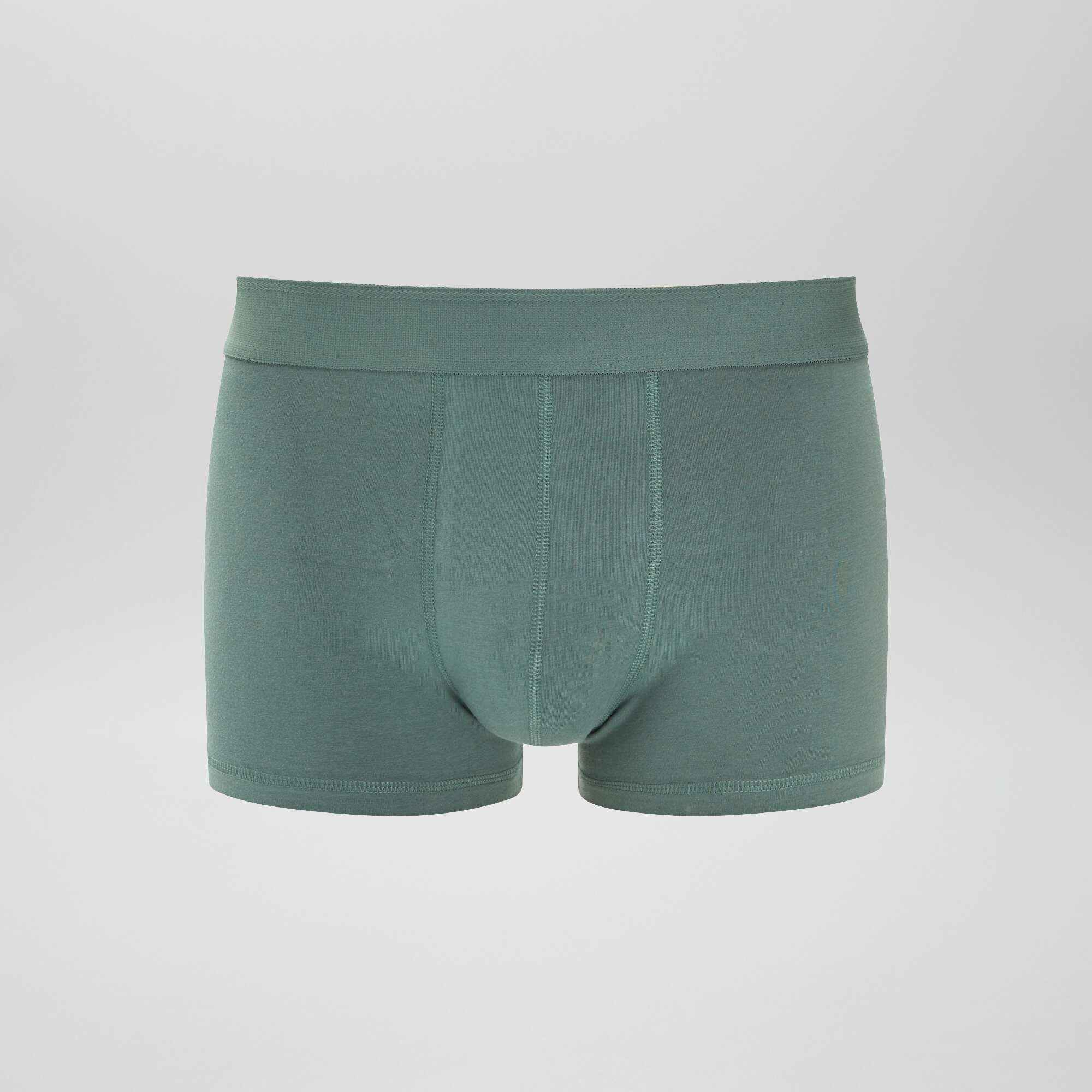 Pack of 3 plain boxers KHAKI - Image 2