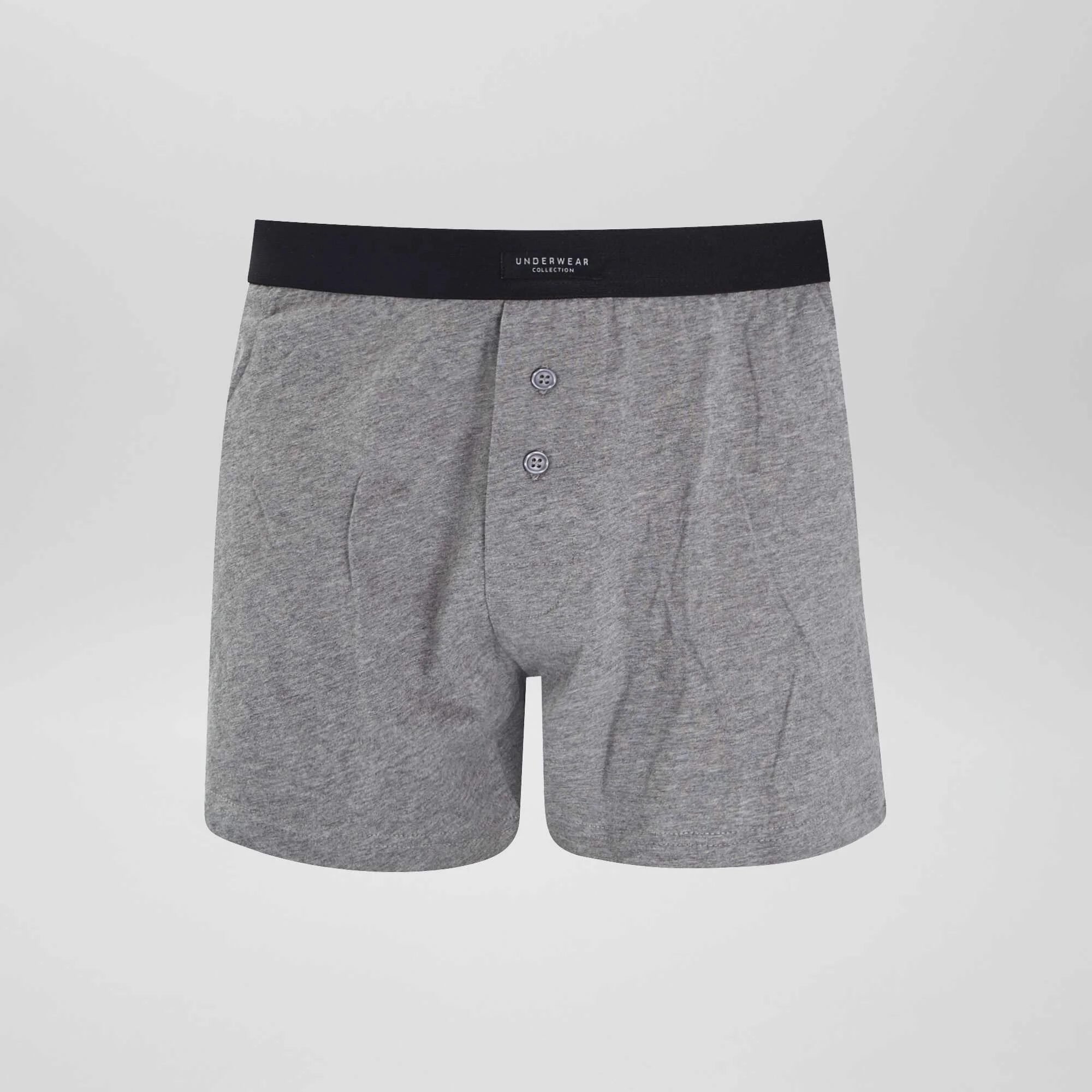 Pack of 3 plain boxers LOT_GREY - Image 4