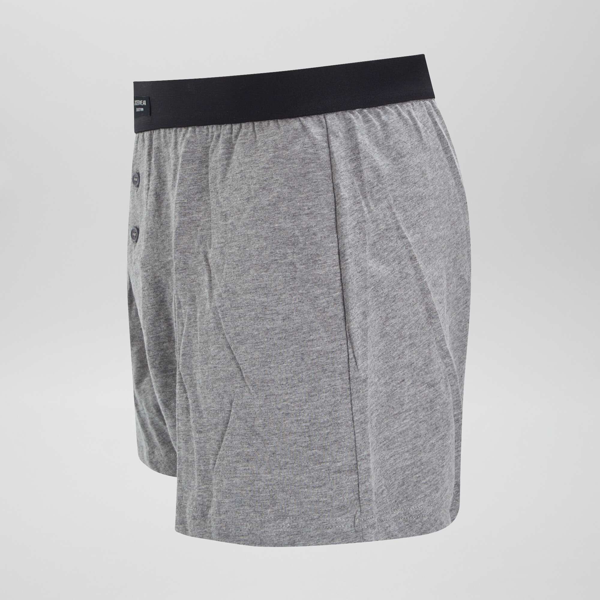 Pack of 3 plain boxers LOT_GREY - Image 8