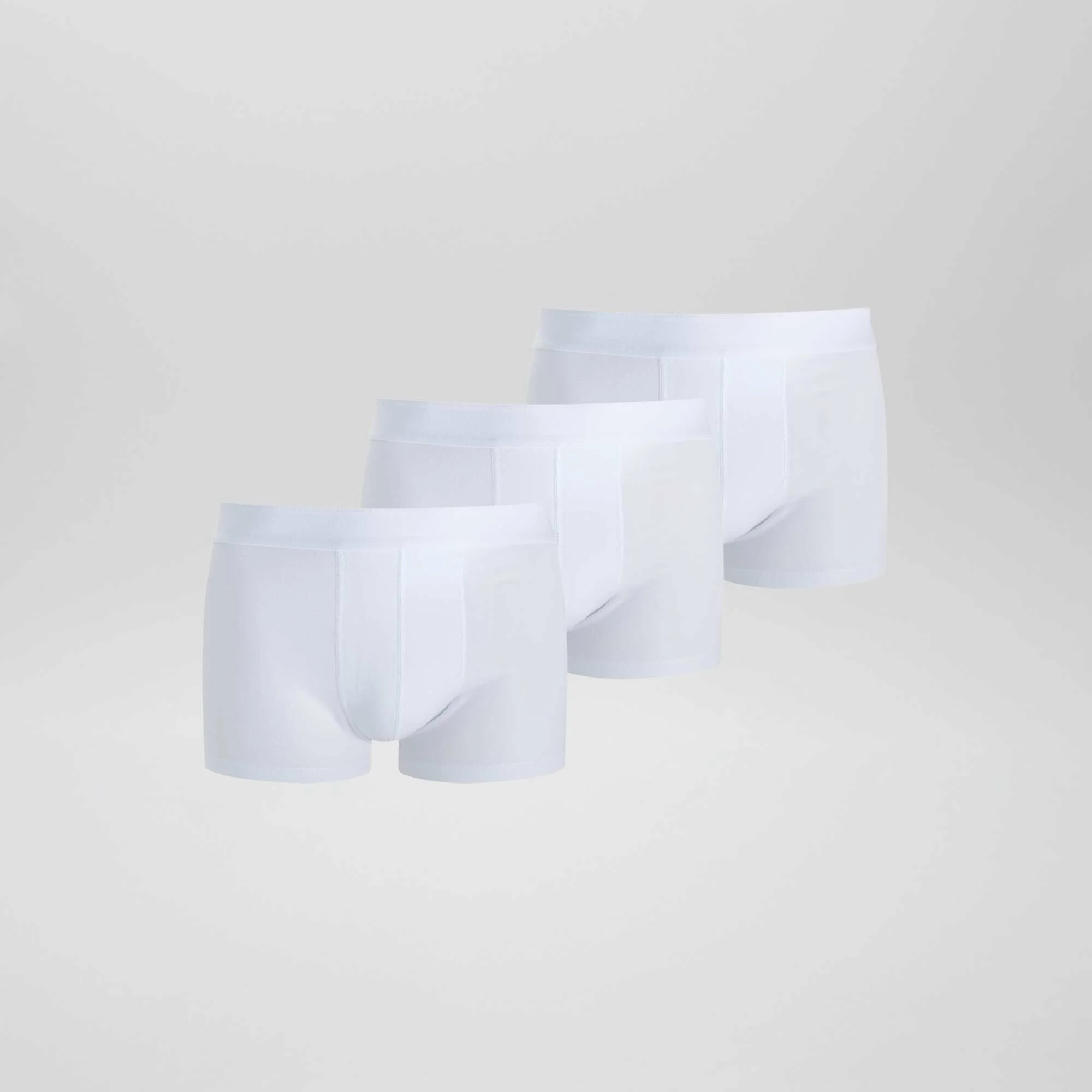 Pack of 3 plain boxers LOT_WHITE
