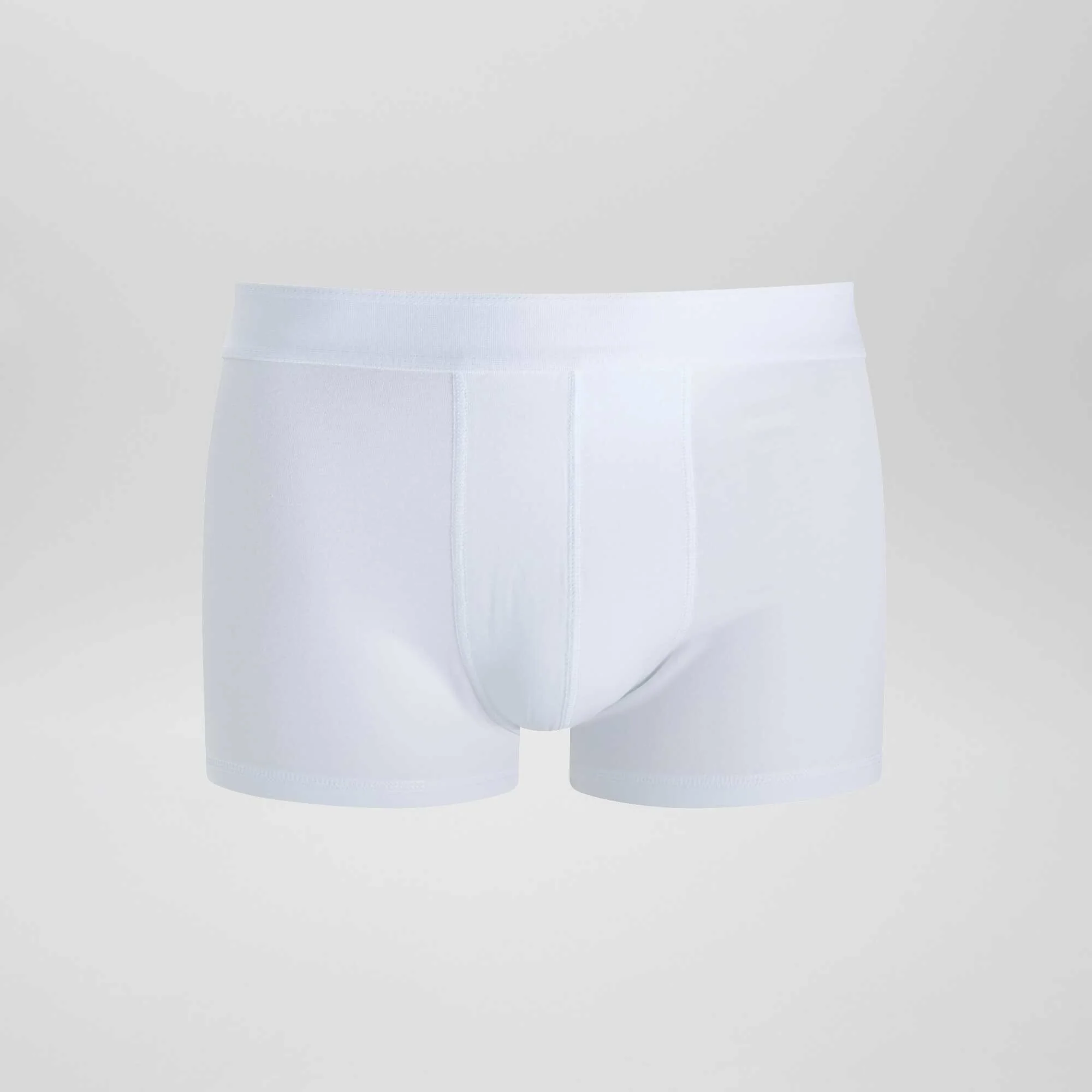 Pack of 3 plain boxers LOT_WHITE - Image 2