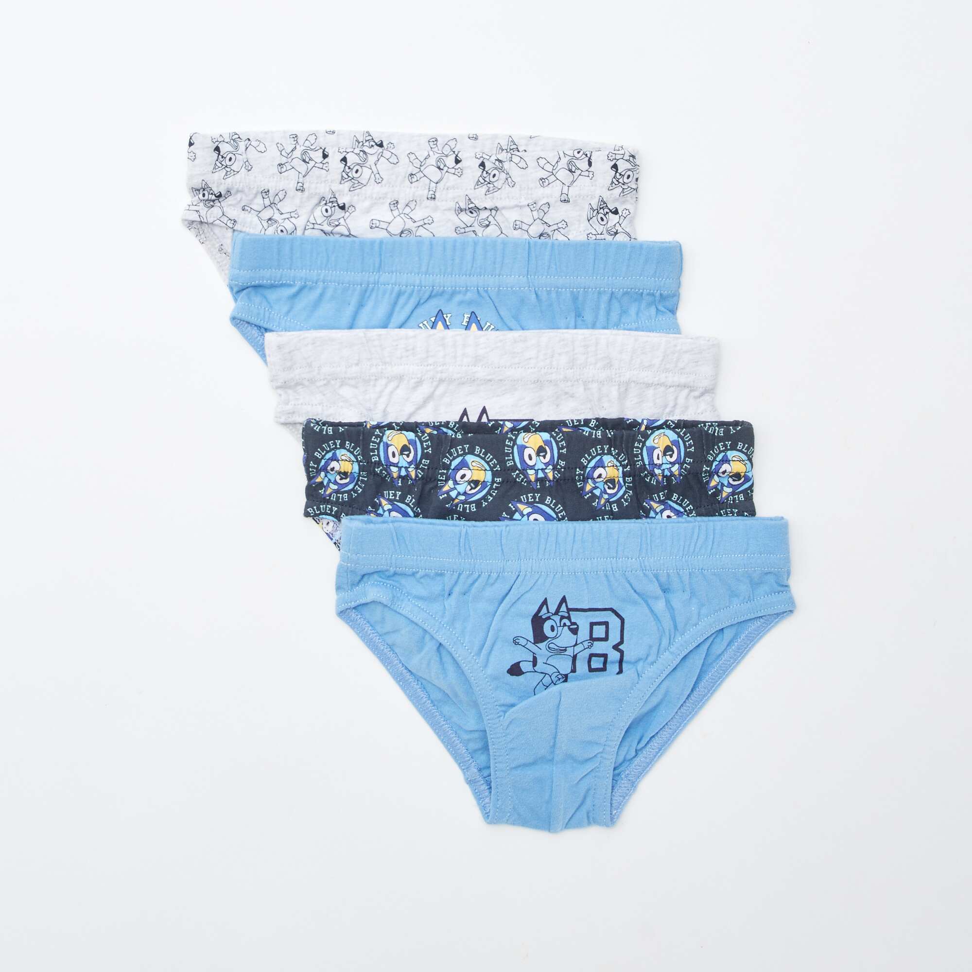 Pack of 5 Bluey briefs BLUE