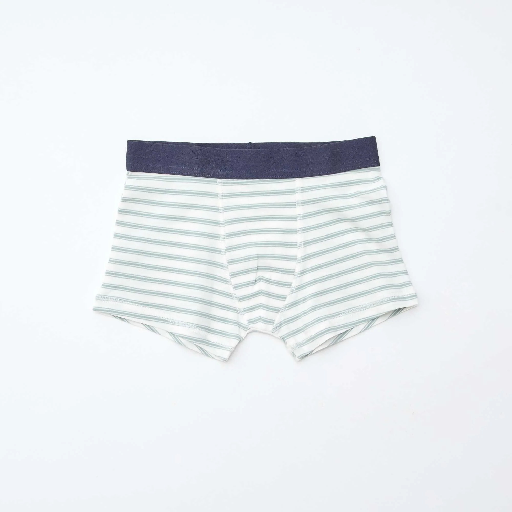 Pack of 5 pairs of plain and printed boxer shorts ORANGE - Image 4
