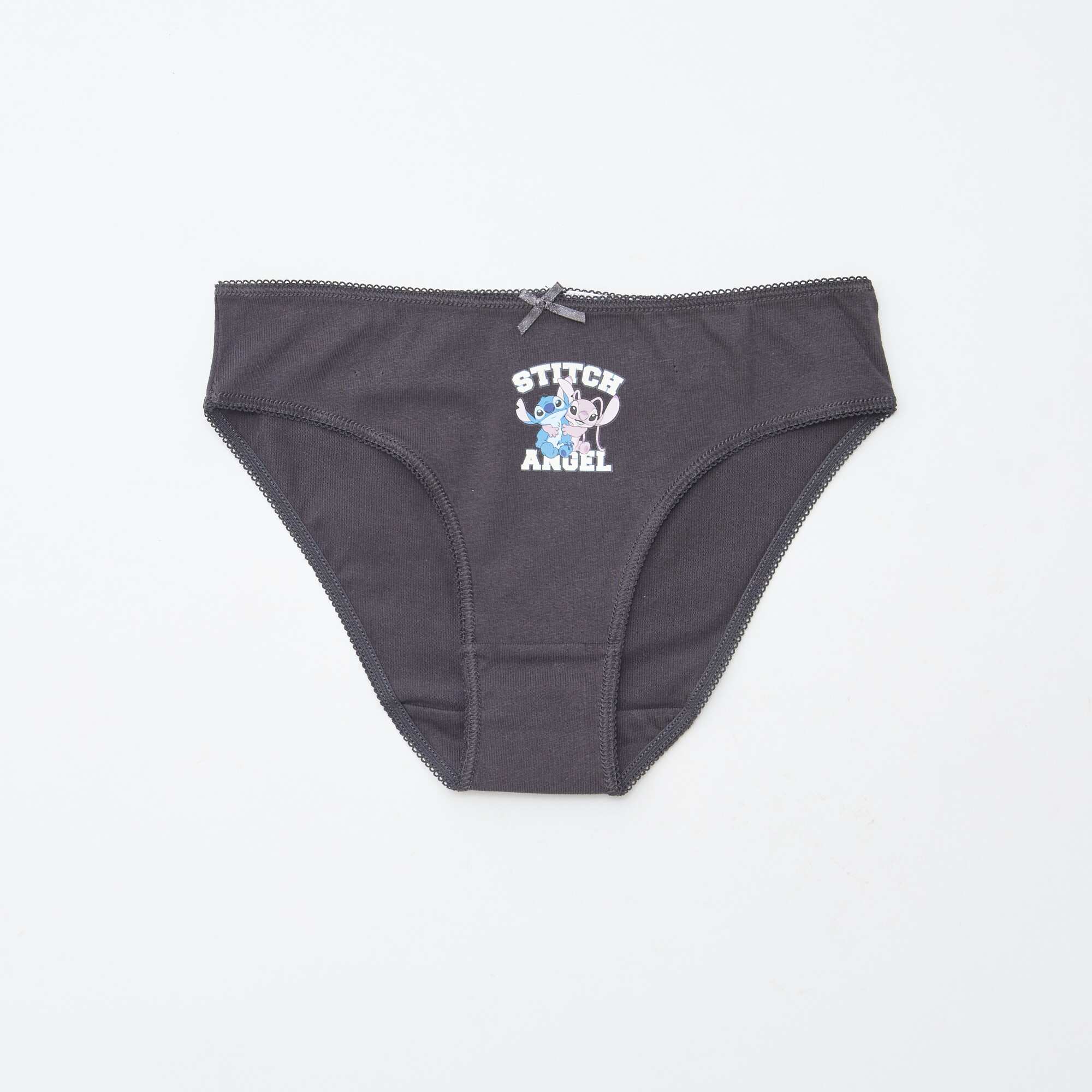 Pack of 5 Stitch briefs BLUE - Image 4