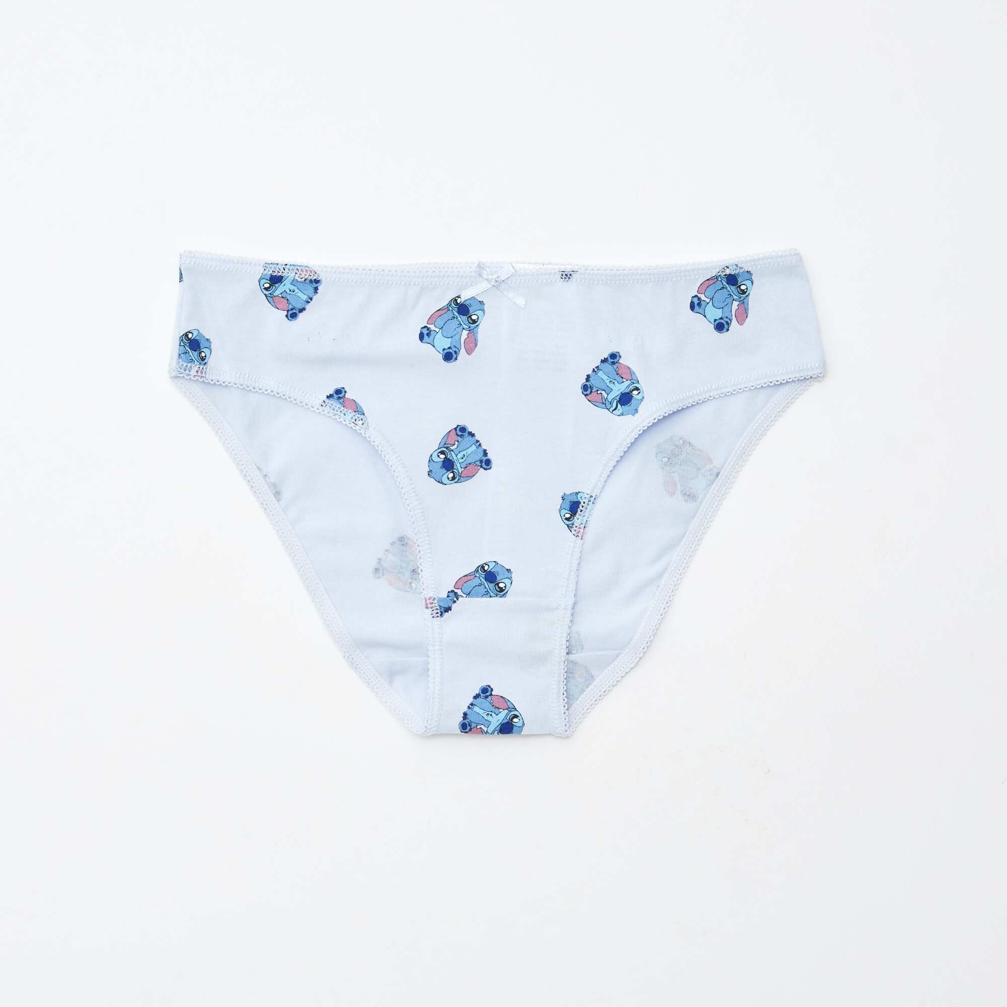 Pack of 5 Stitch briefs BLUE - Image 5