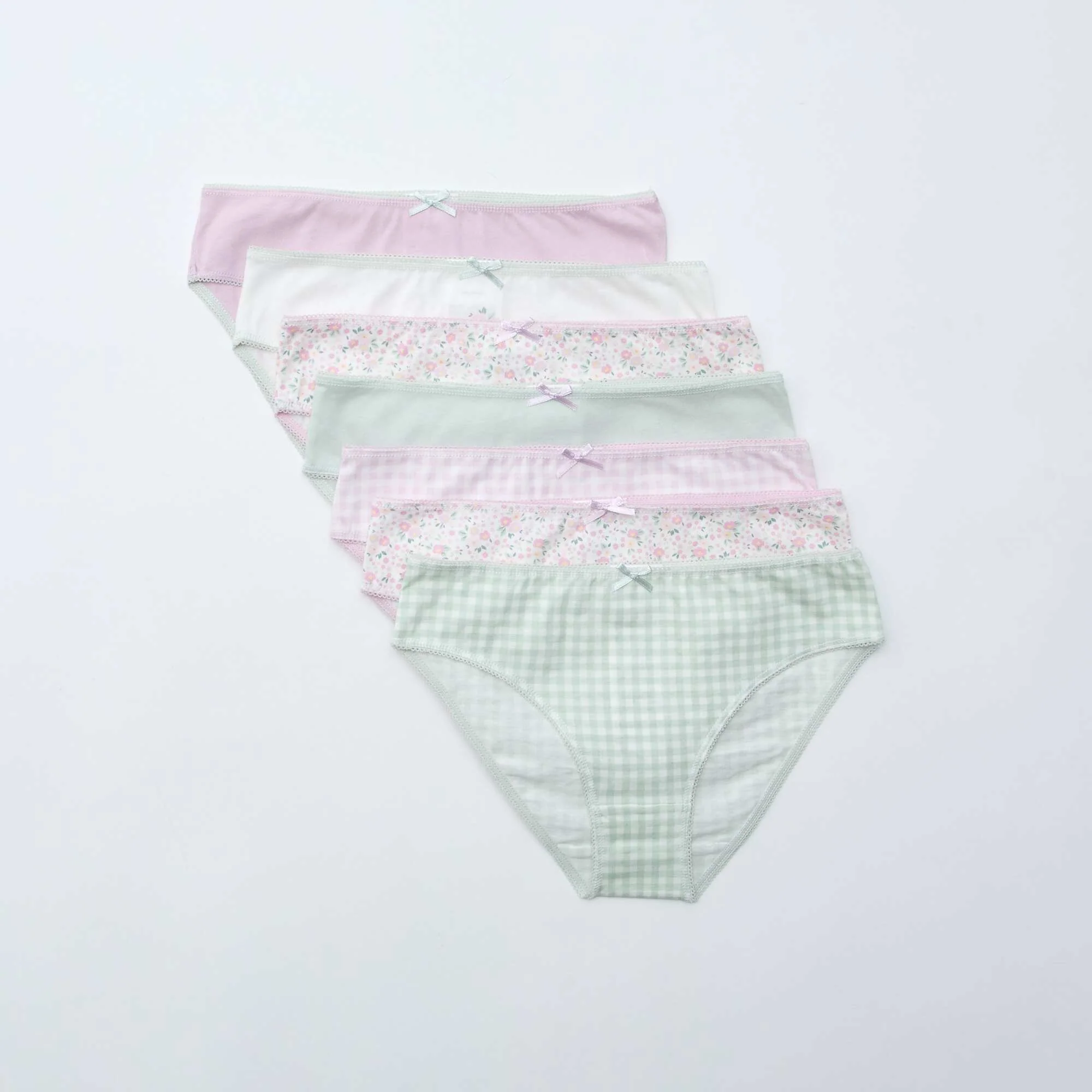 Pack of 7 briefs PINK