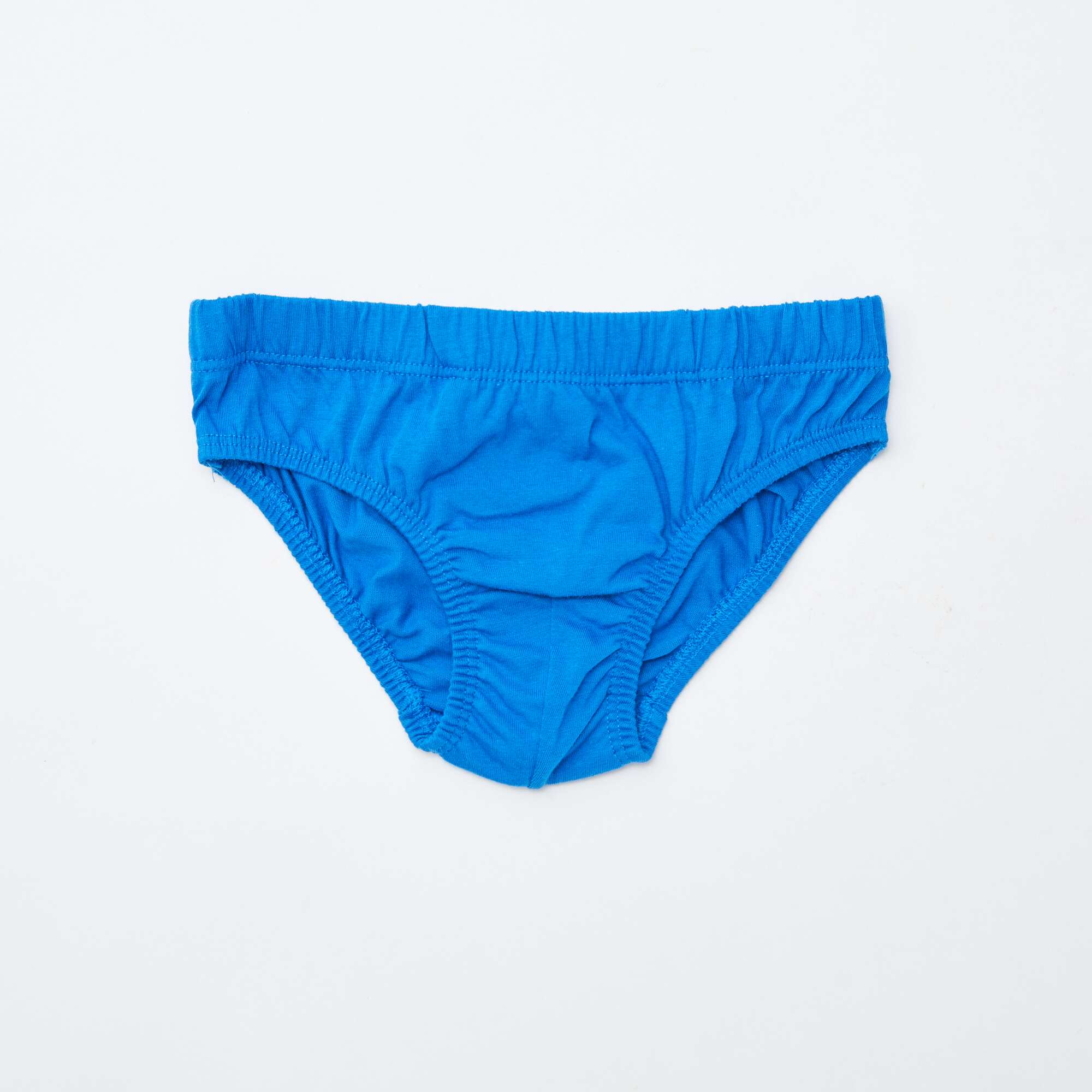 Pack of 7 pairs of printed briefs BLUE - Image 2