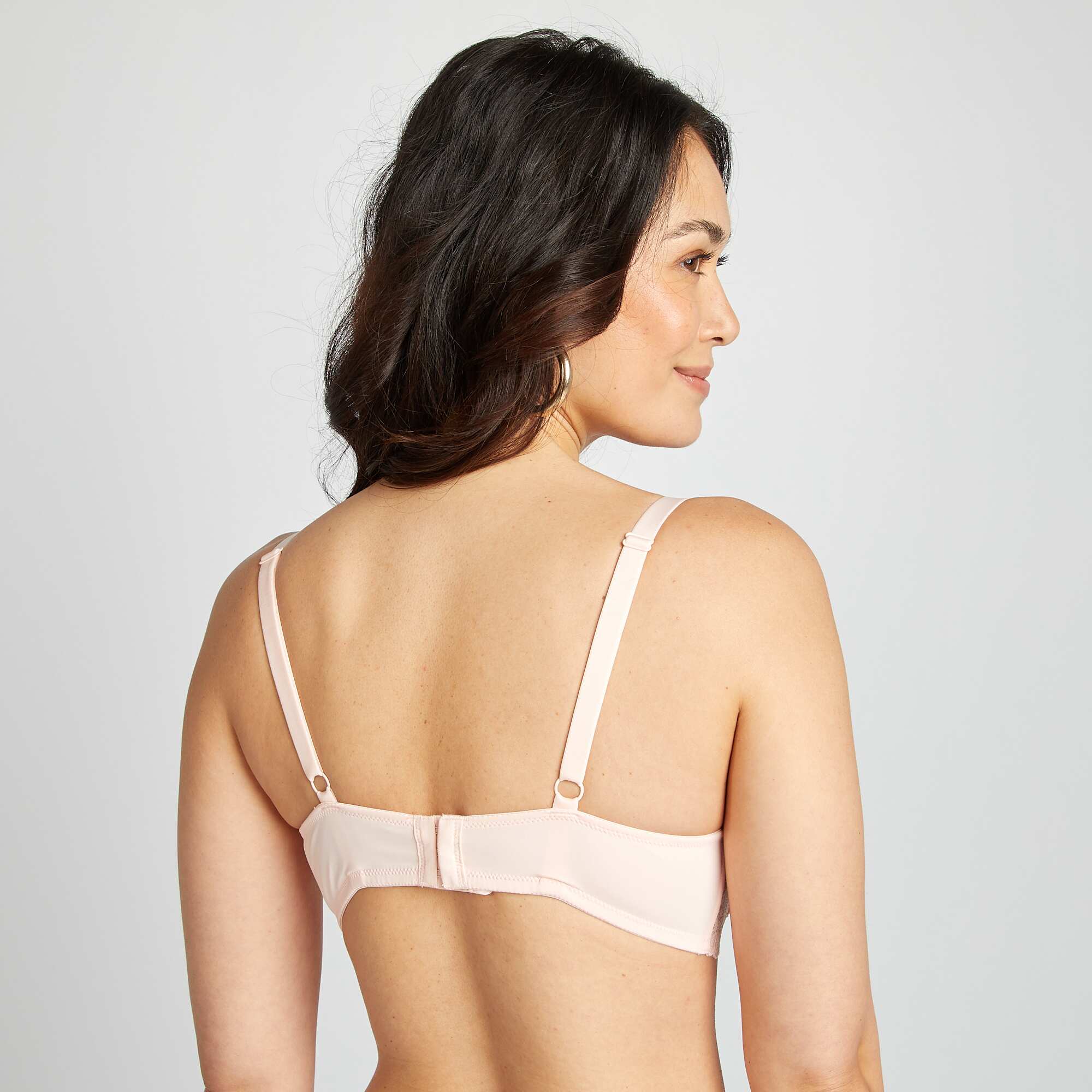 Padded bra for D-E cups PINK - Image 3