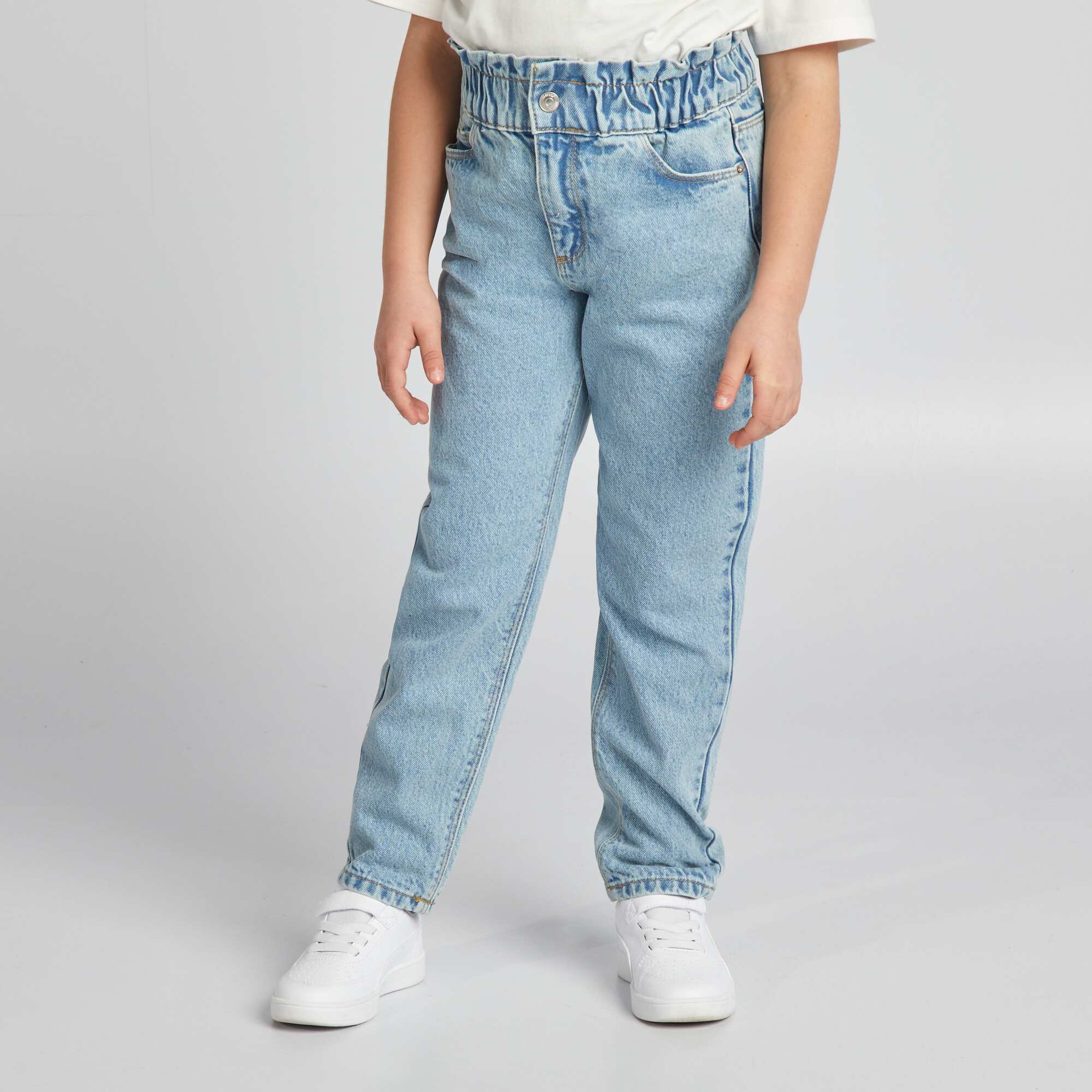 Paperbag jeans BLUE - Image 3