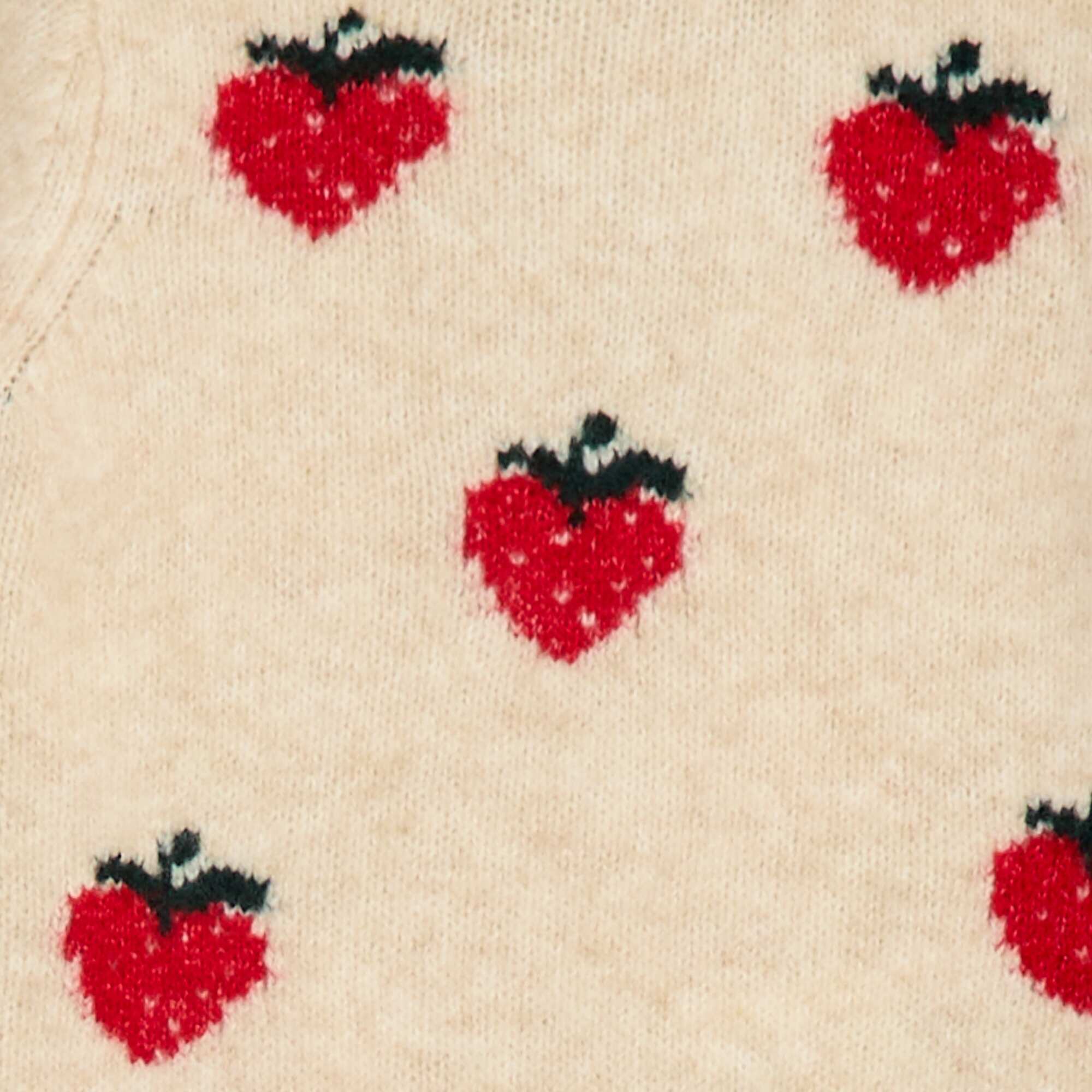 Patterned Knit Sweater BEIGE - Image 3