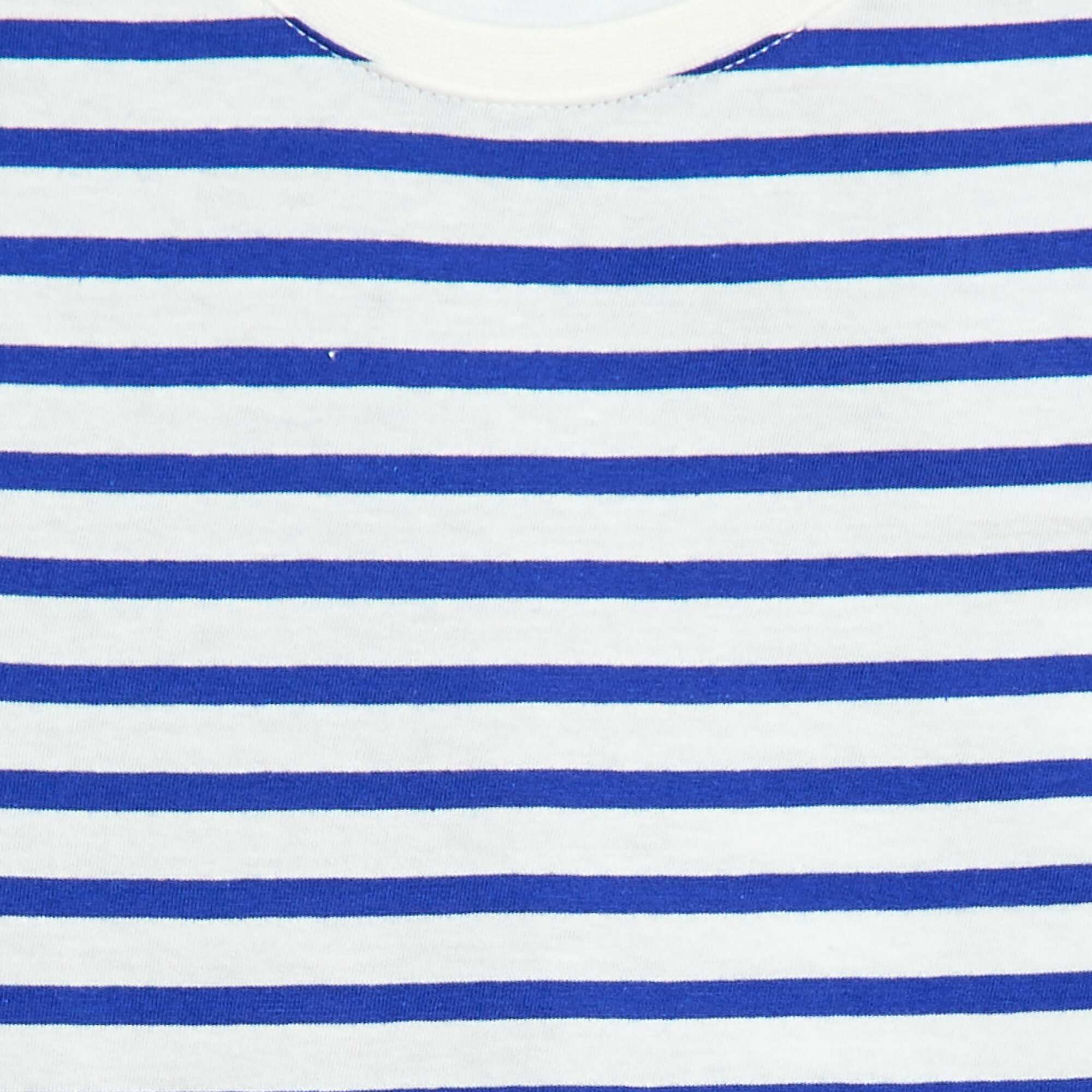 Patterned short-sleeved T-shirt BLUE - Image 3