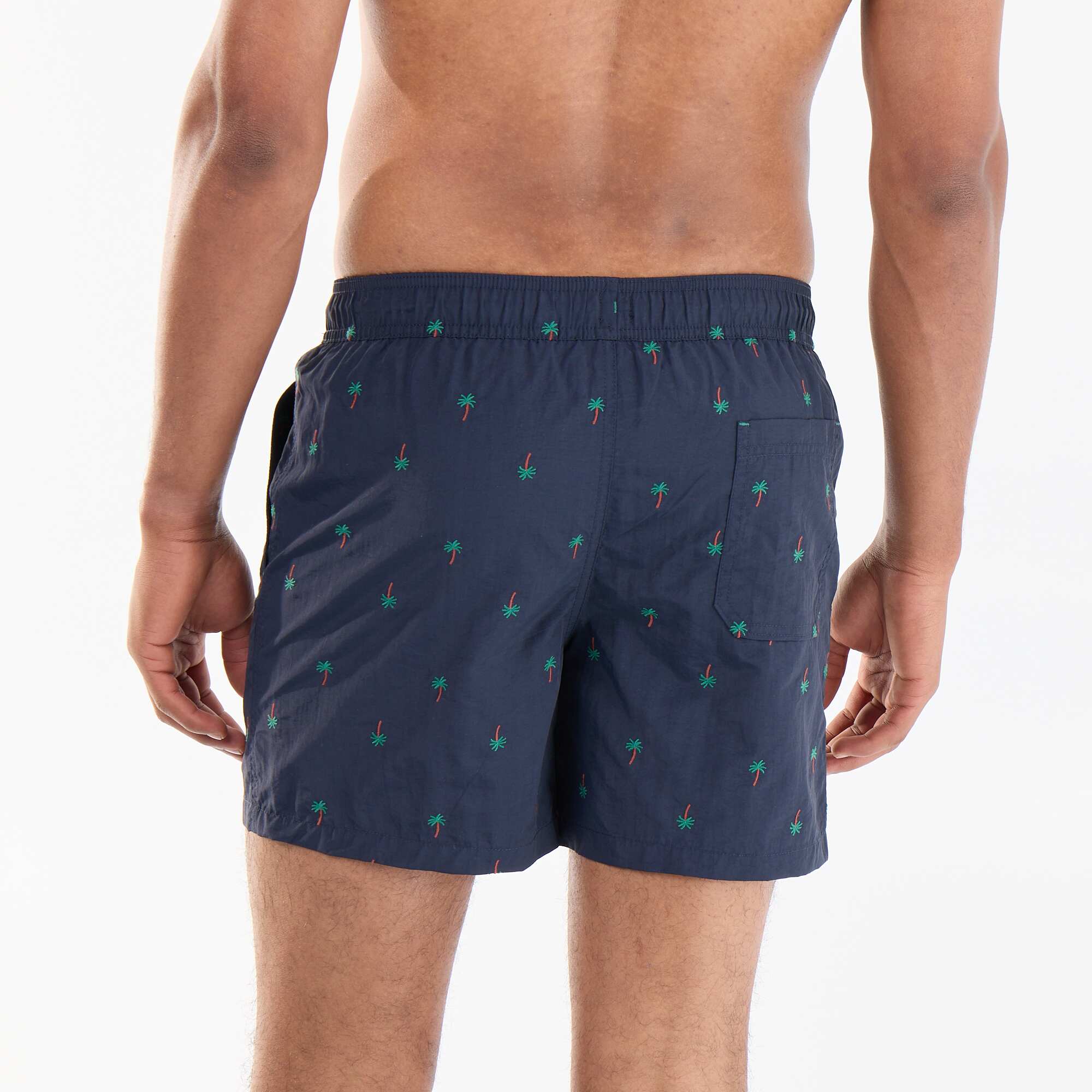 Patterned swim shorts BLUE - Image 3