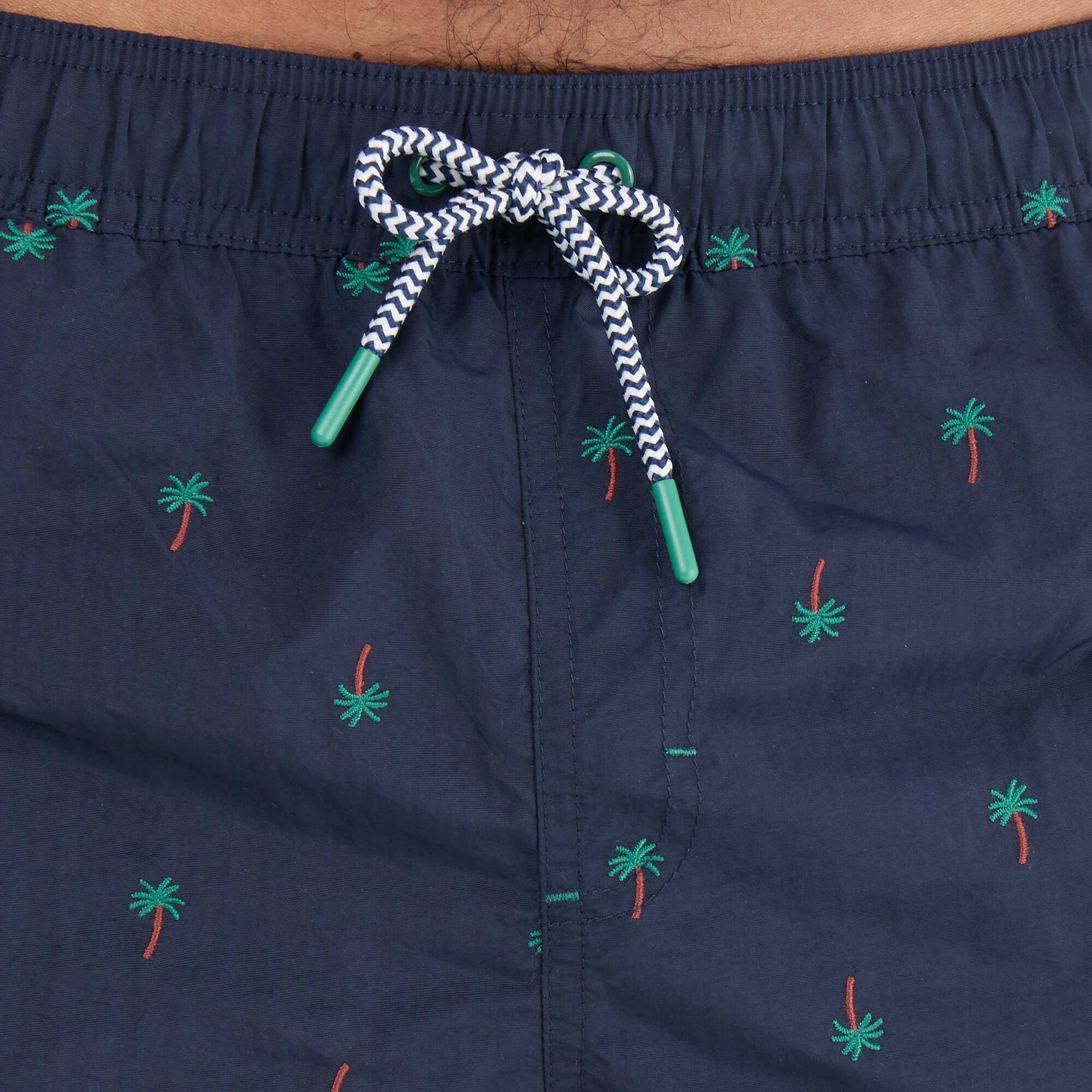Patterned swim shorts BLUE - Image 4