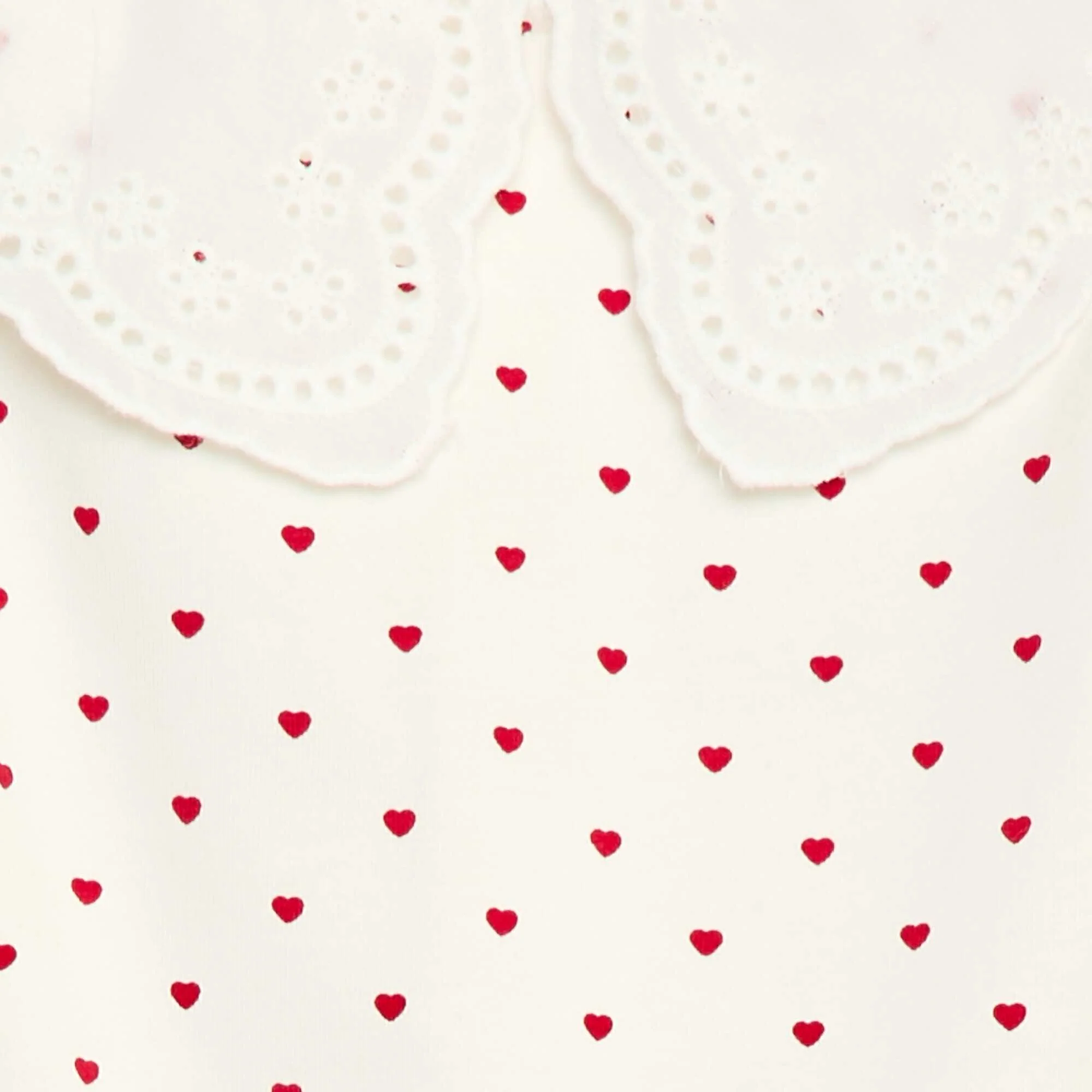 Peter Pan Collar Bodysuit WHITE - Image 3
