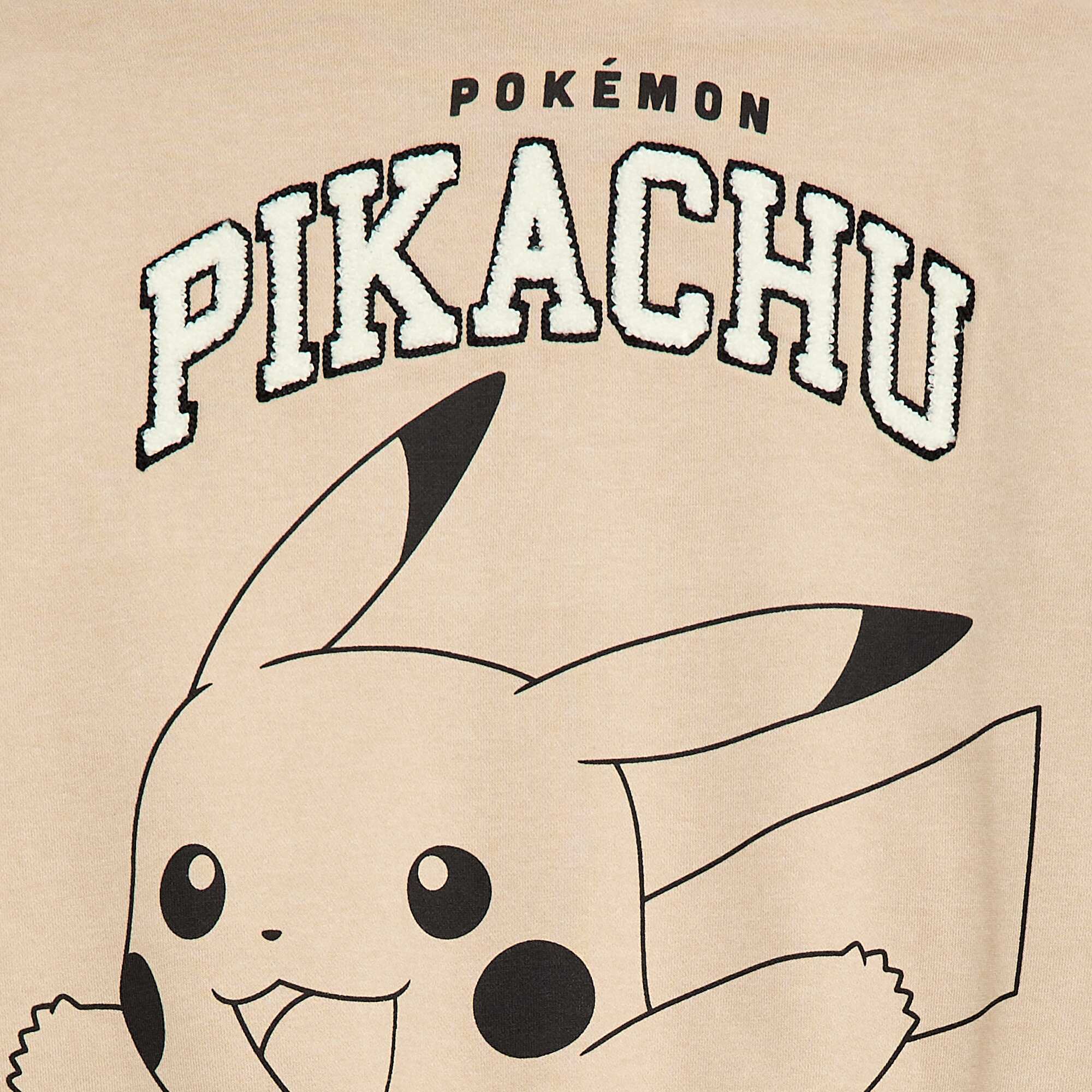 Pikachu 'Pokémon' American Style Jacket BEIGE - Image 4