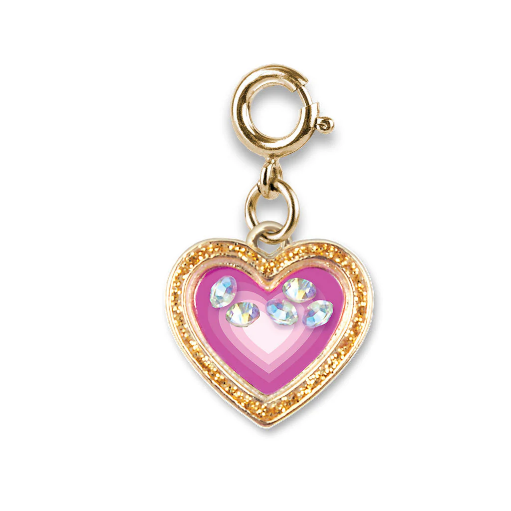 Gold Heart Shaker Charm - Image 2