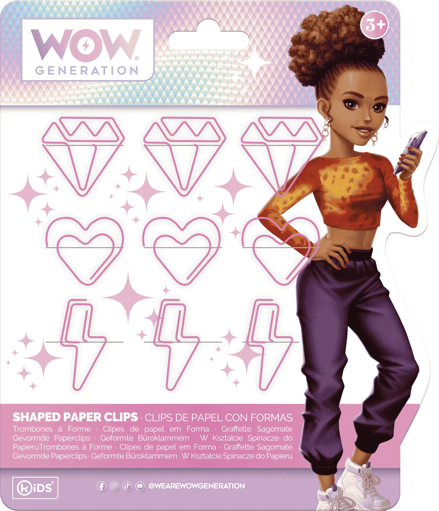CLIPS (9u.) WITH FUN SHAPES WOW GENERATION CDU (24x2) - Image 3