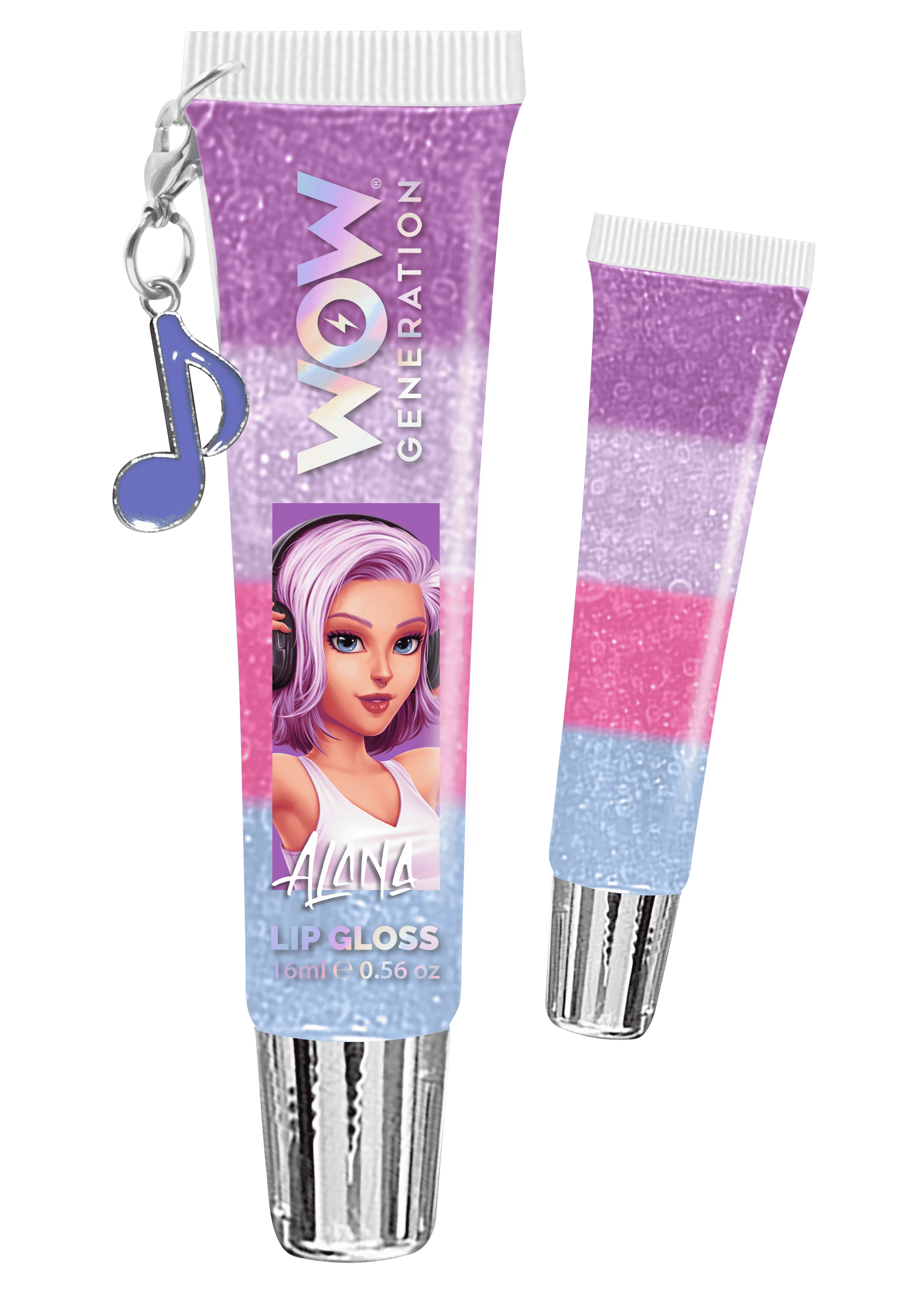 LIP GLOSS WITH CHARM WOW GENERATION (20x2)