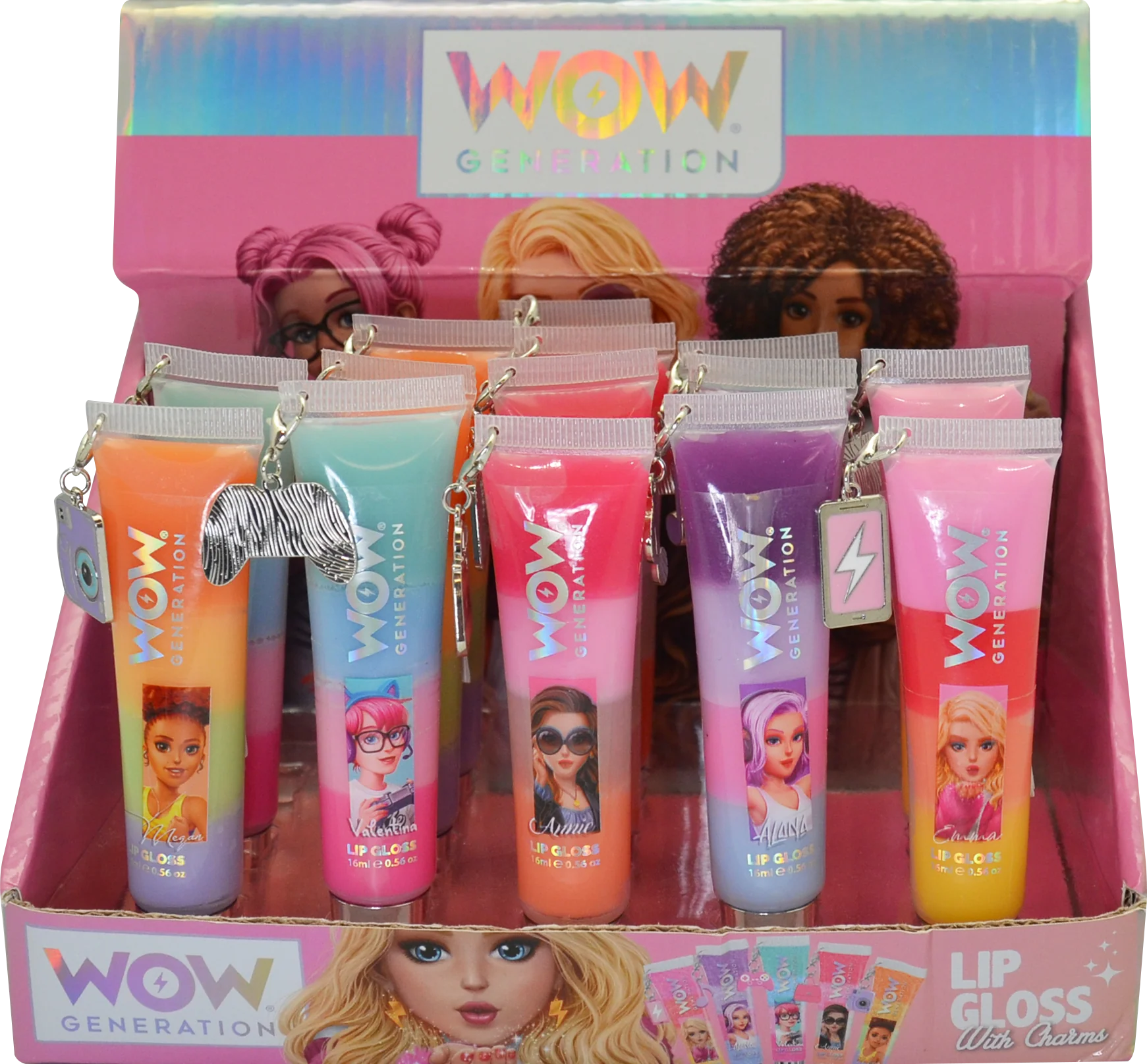 LIP GLOSS WITH CHARM WOW GENERATION (20x2) - Image 16