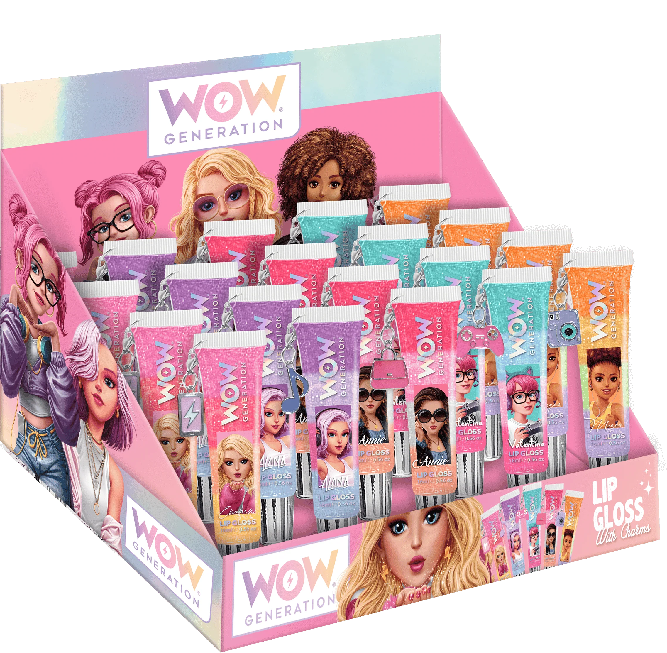 LIP GLOSS WITH CHARM WOW GENERATION (20x2) - Image 25