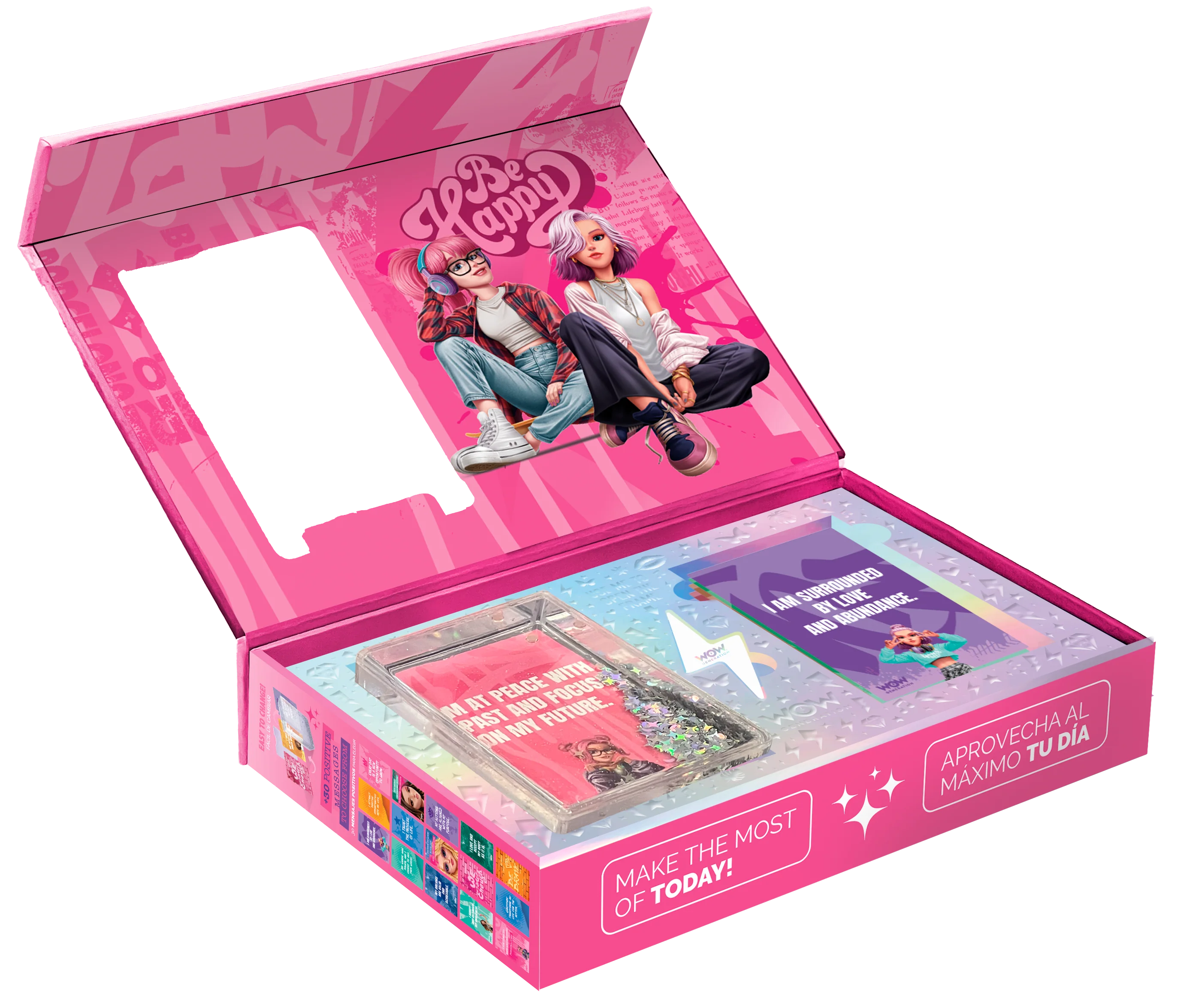 GLITTER FRAME WITH AFFIRMATION CARDS WOW GENERATION - Image 4