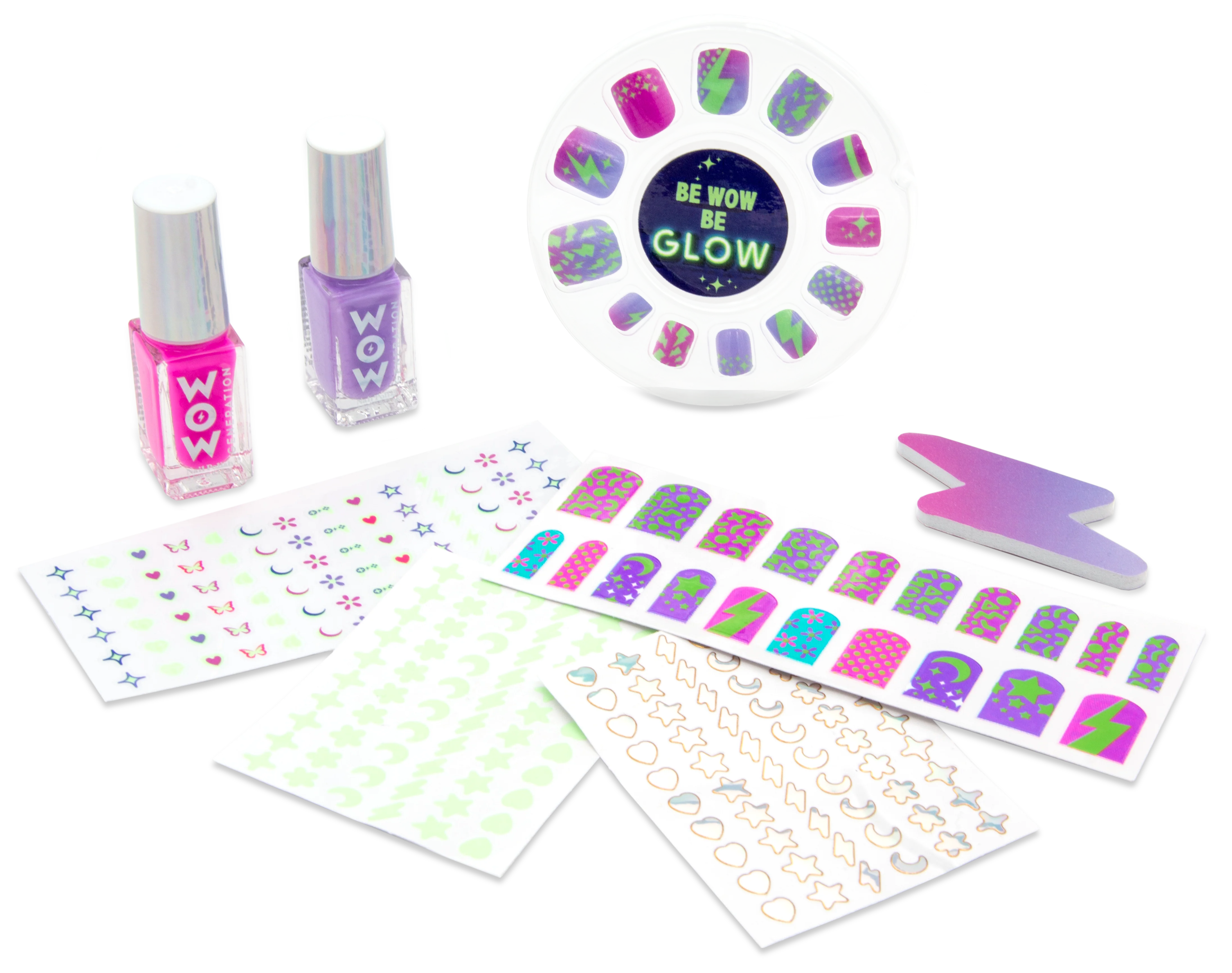 GLOW IN THE DARK MANICURE SET WOW GENERATION - Image 2