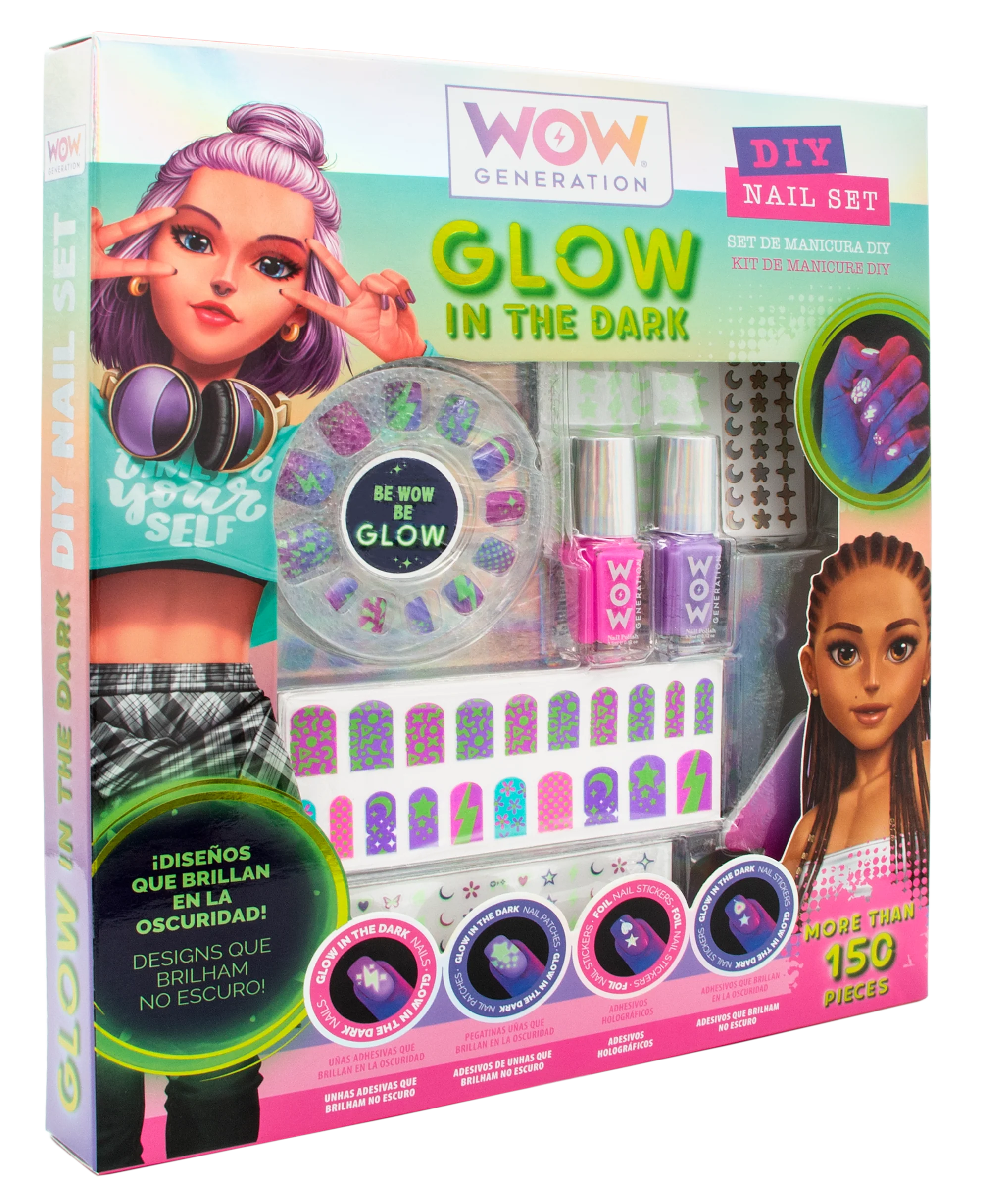 GLOW IN THE DARK MANICURE SET WOW GENERATION - Image 4