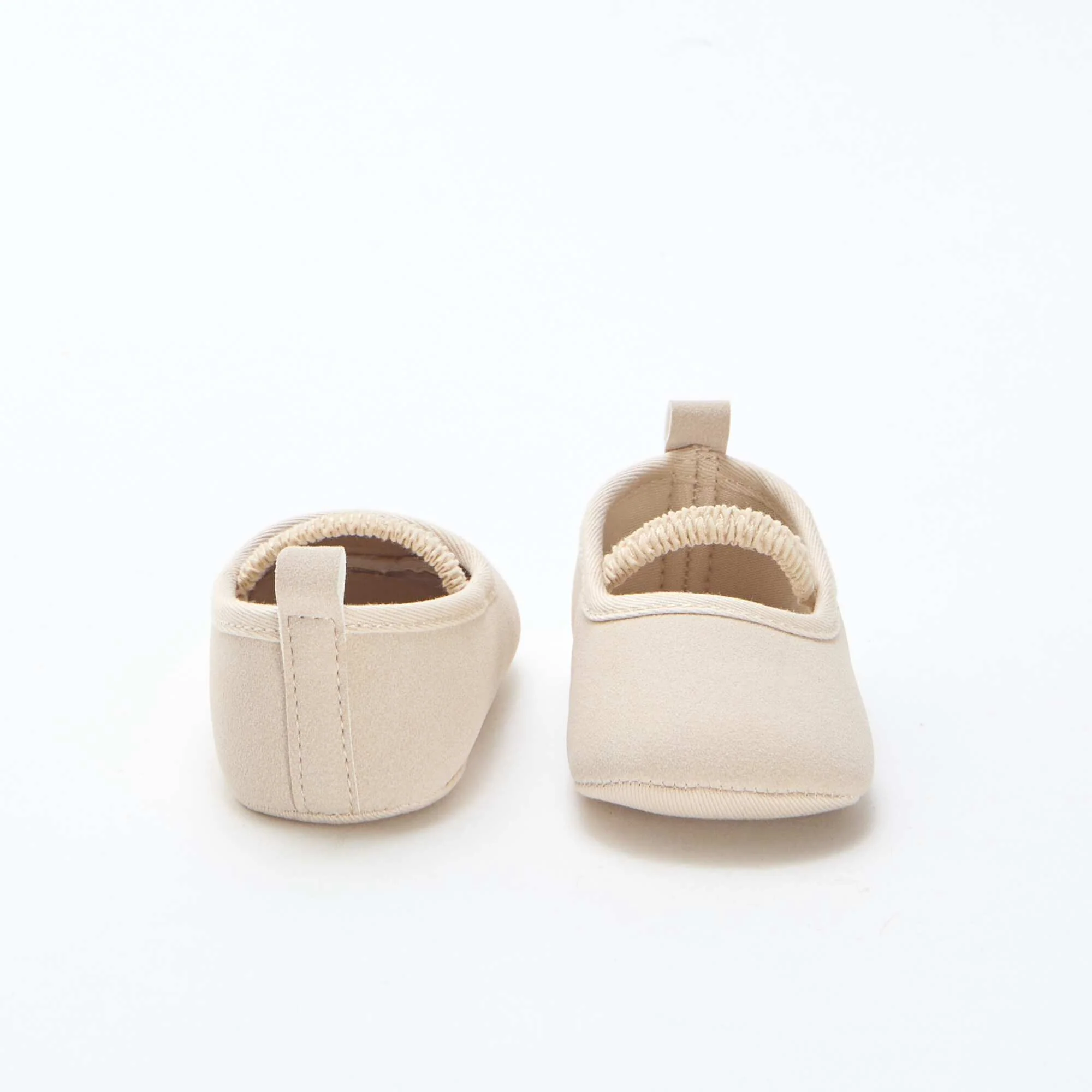 Plain Ballerina Flats BEIGE - Image 3