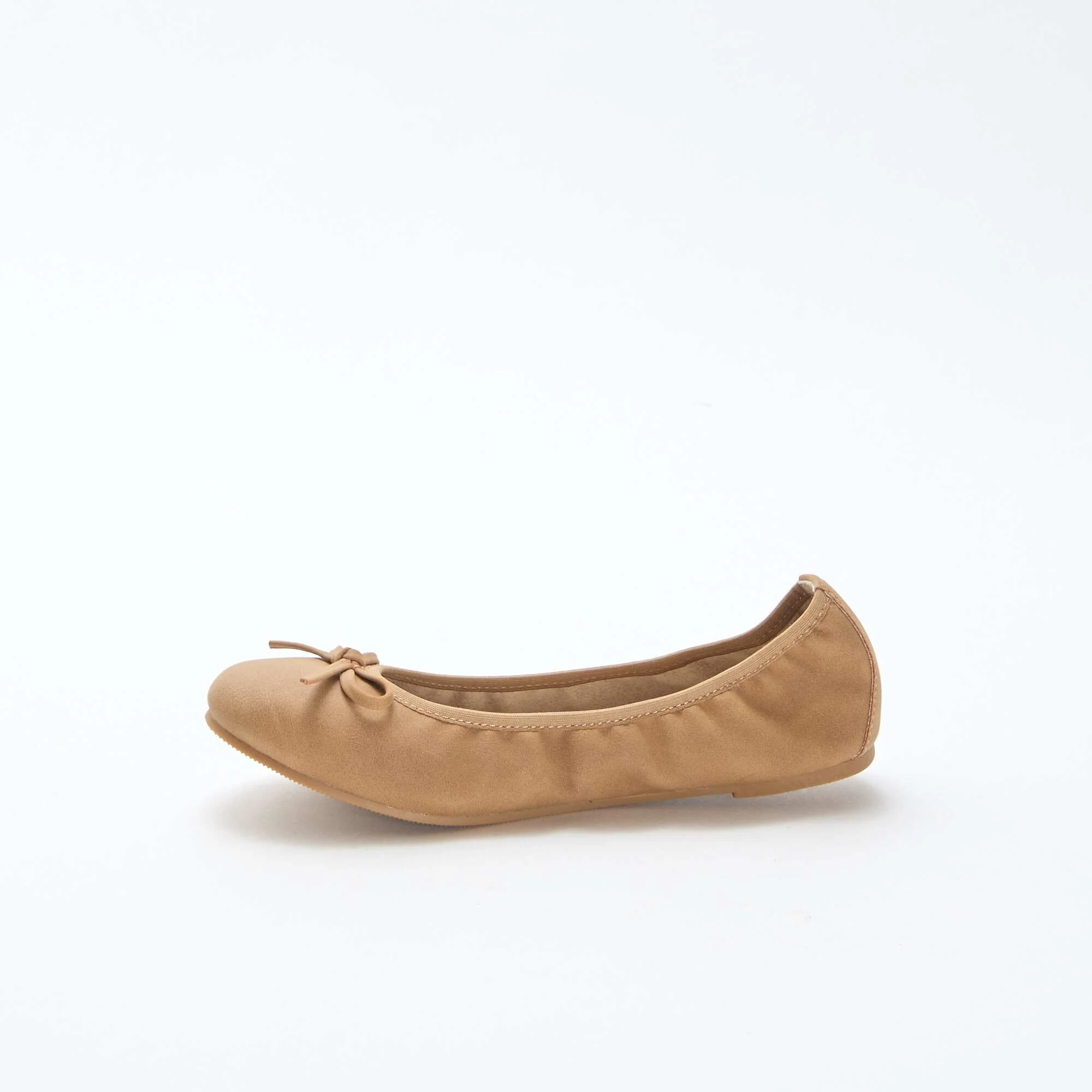 Plain Ballet Flats BROWN - Image 4